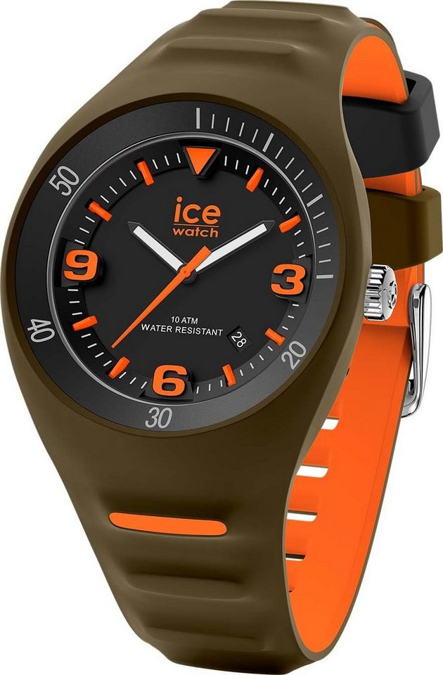 Leclercq P. ice-watch Quarzuhr 020886 orange Khaki M,