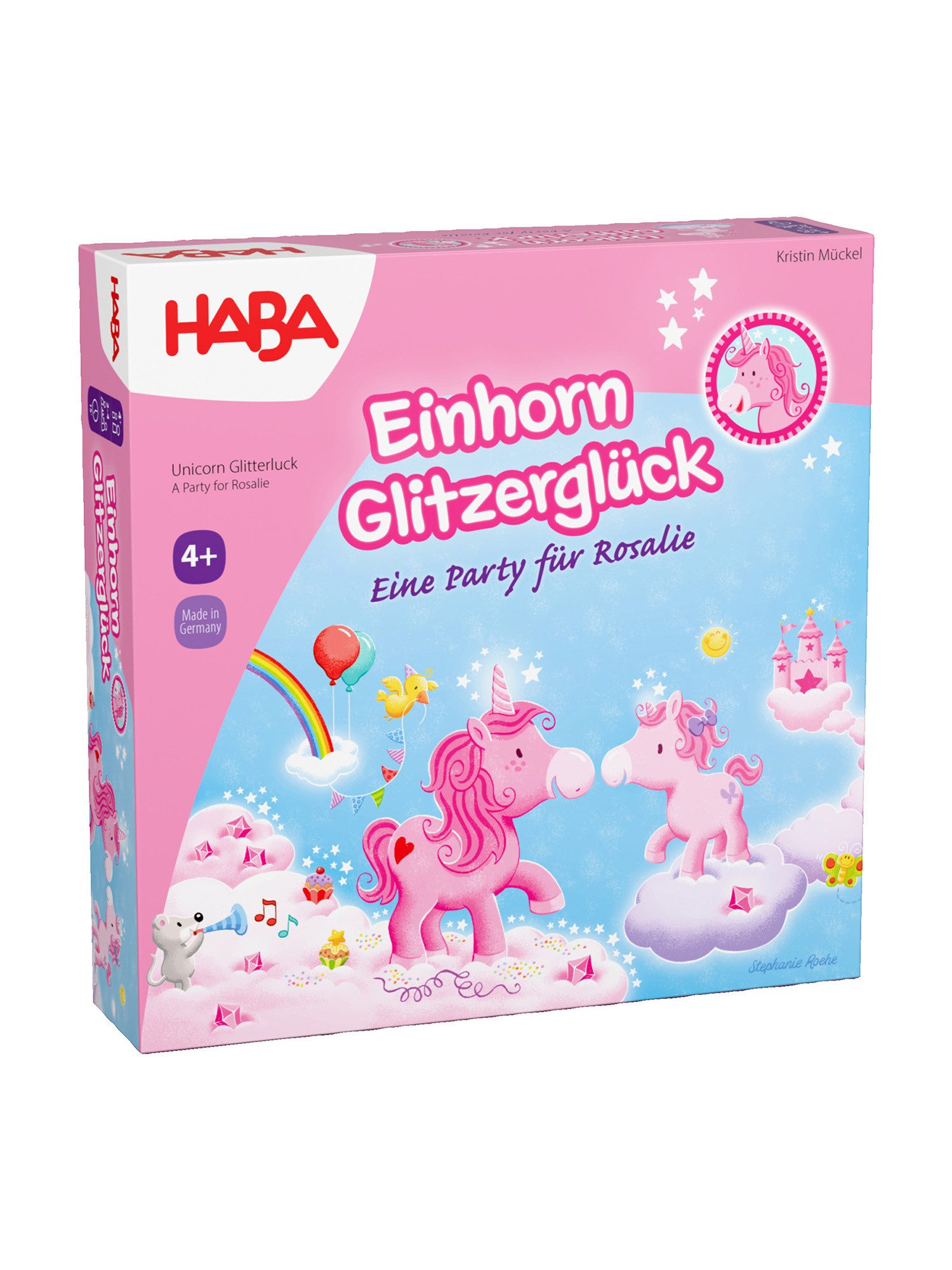 Haba Spiel Einhorn Glitzerglück - Party für Rosali, unisex neutral