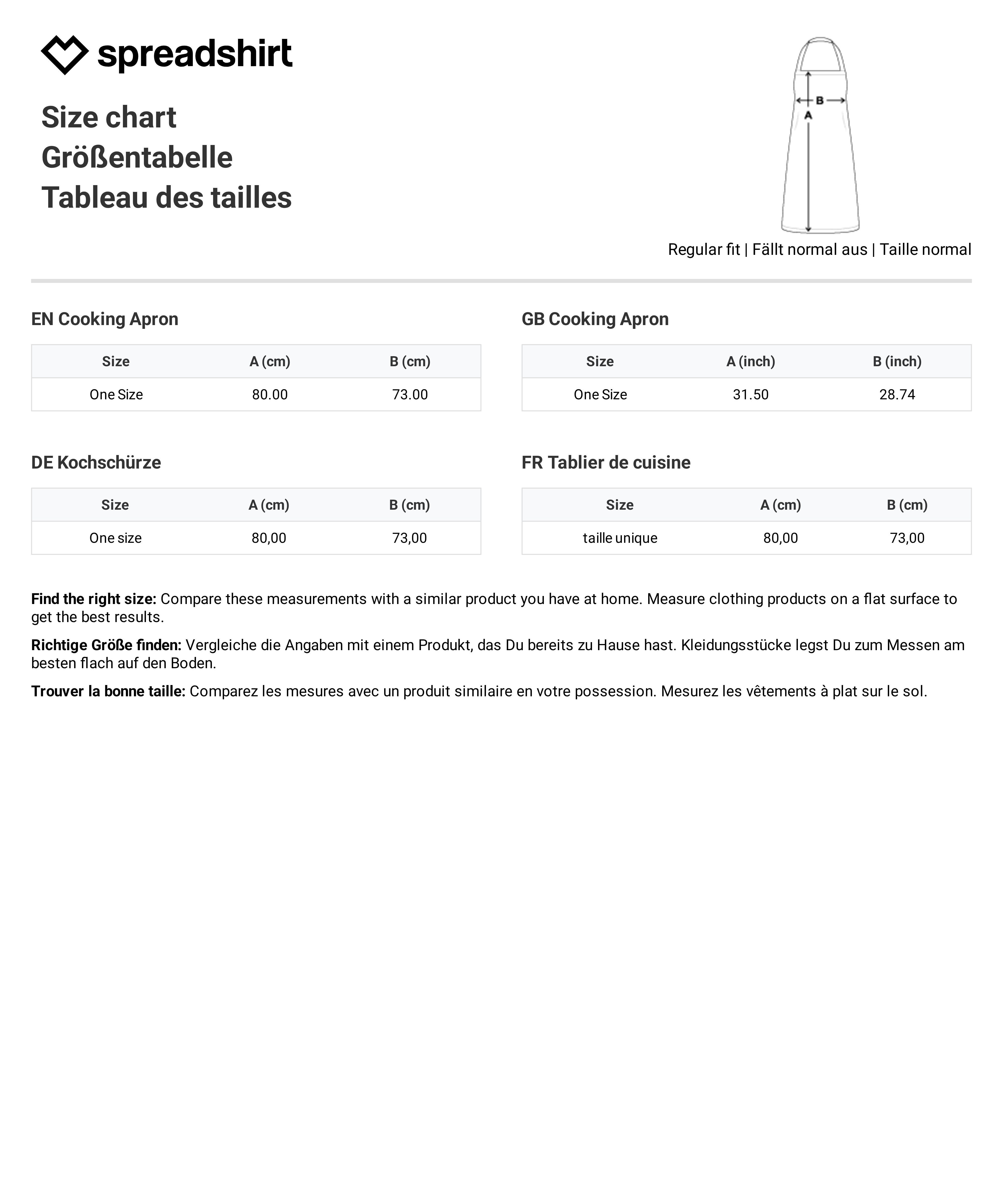 Spreadshirt Kochschürze Pompompurin & Muffin Verkleidet Kochschürze, (1-tlg)