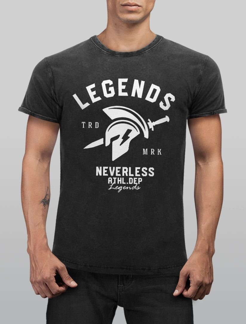 Neverless Print-Shirt Cooles Angesagtes Herren T-Shirt günstig online kaufen