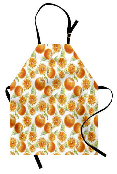 Abakuhaus Kochschürze Höhenverstellbar Klare Farben ohne verblassen, Natur Juicy Orange Früchte Kunst