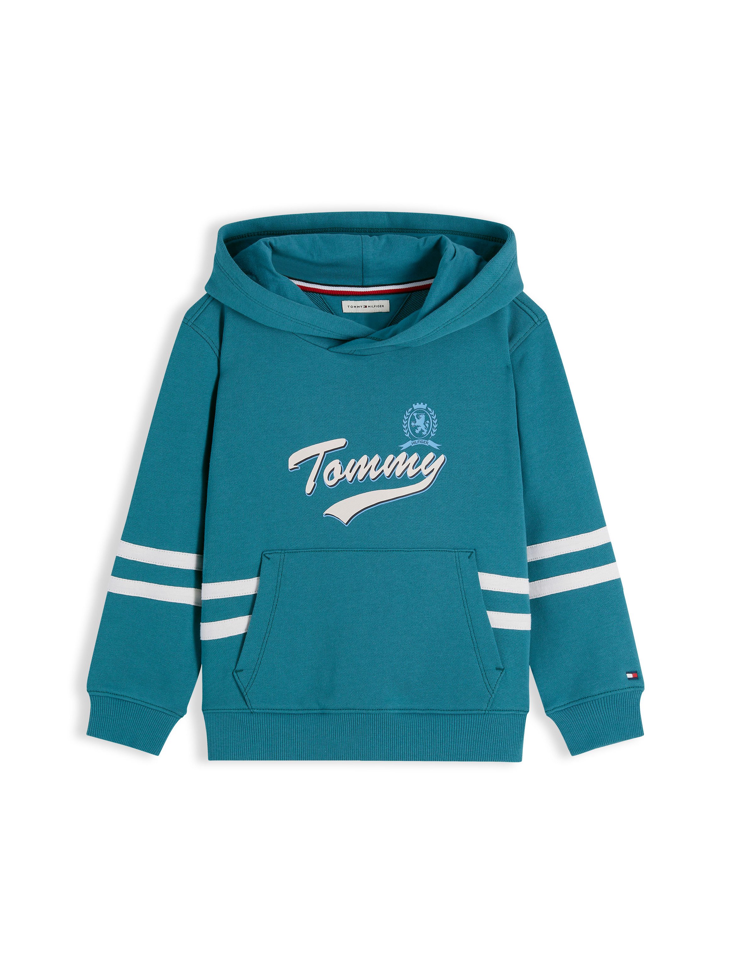 Tommy Hilfiger Kapuzensweatshirt Regular Fit, Kinder bis 16 Jahre, Tommy-Druck – Bild 5 von 5