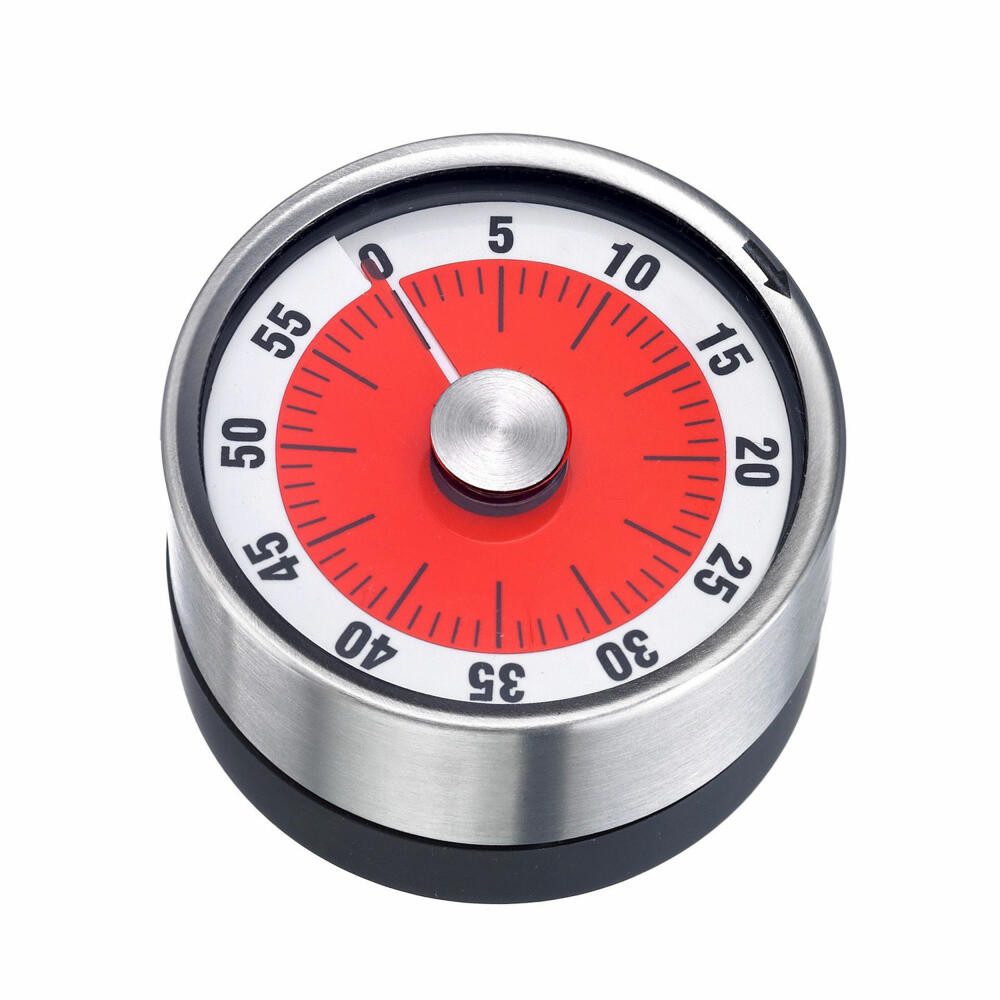 WESTMARK Küchentimer Kurzzeitmesser/Küchentimer, mechanisch, magnetisch, 1-60 Minuten, benötigt keine Batterien, inkl. Magnet