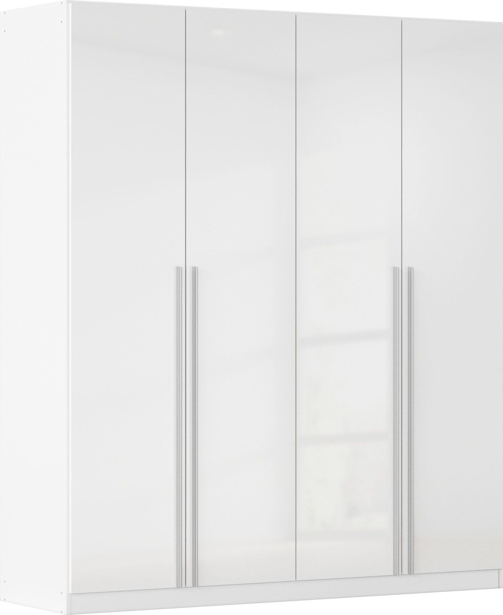 rauch Kleiderschrank Schrank Drehtürenschrank Ankleide Garderobe Schlafzimmerschrank LORCA (Breiten: 181/271 cm, Höhe: 210 cm) mit langen Griffstangen, elegante Hochglanz-Front MADE IN GERMANY