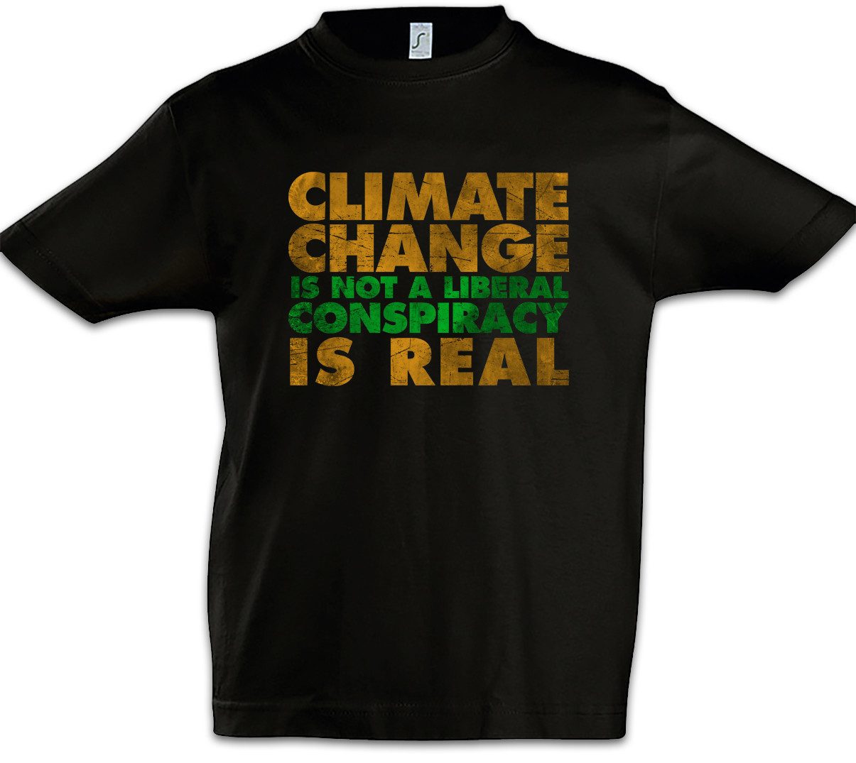 Print-Shirt Climate Change is Real Kinder T-Shirt Umweltschutz Save The World