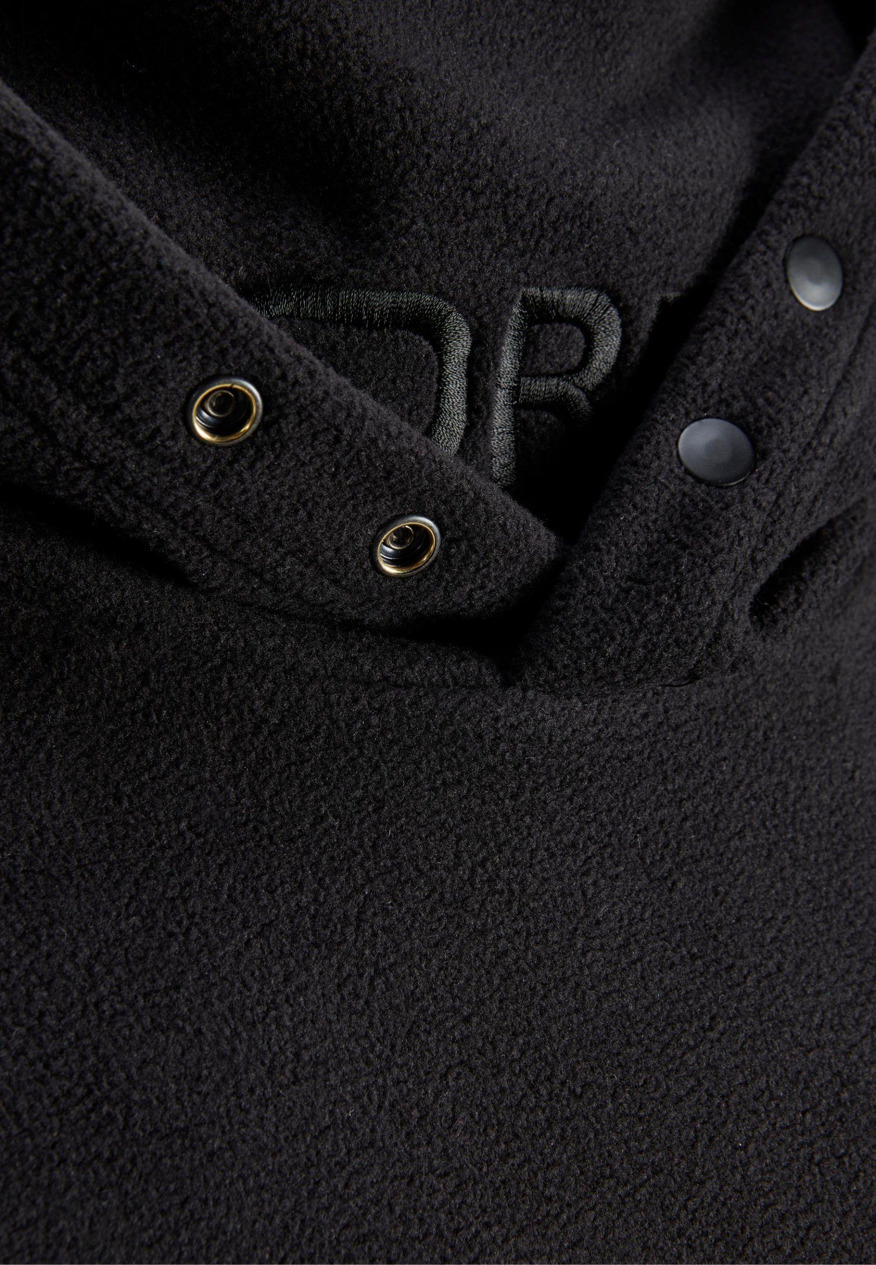 Jack & JCOMAP SWEAT FLEECE Black/RELAXED Sweater Jones (1-tlg) HOOD Pullover Hoodie