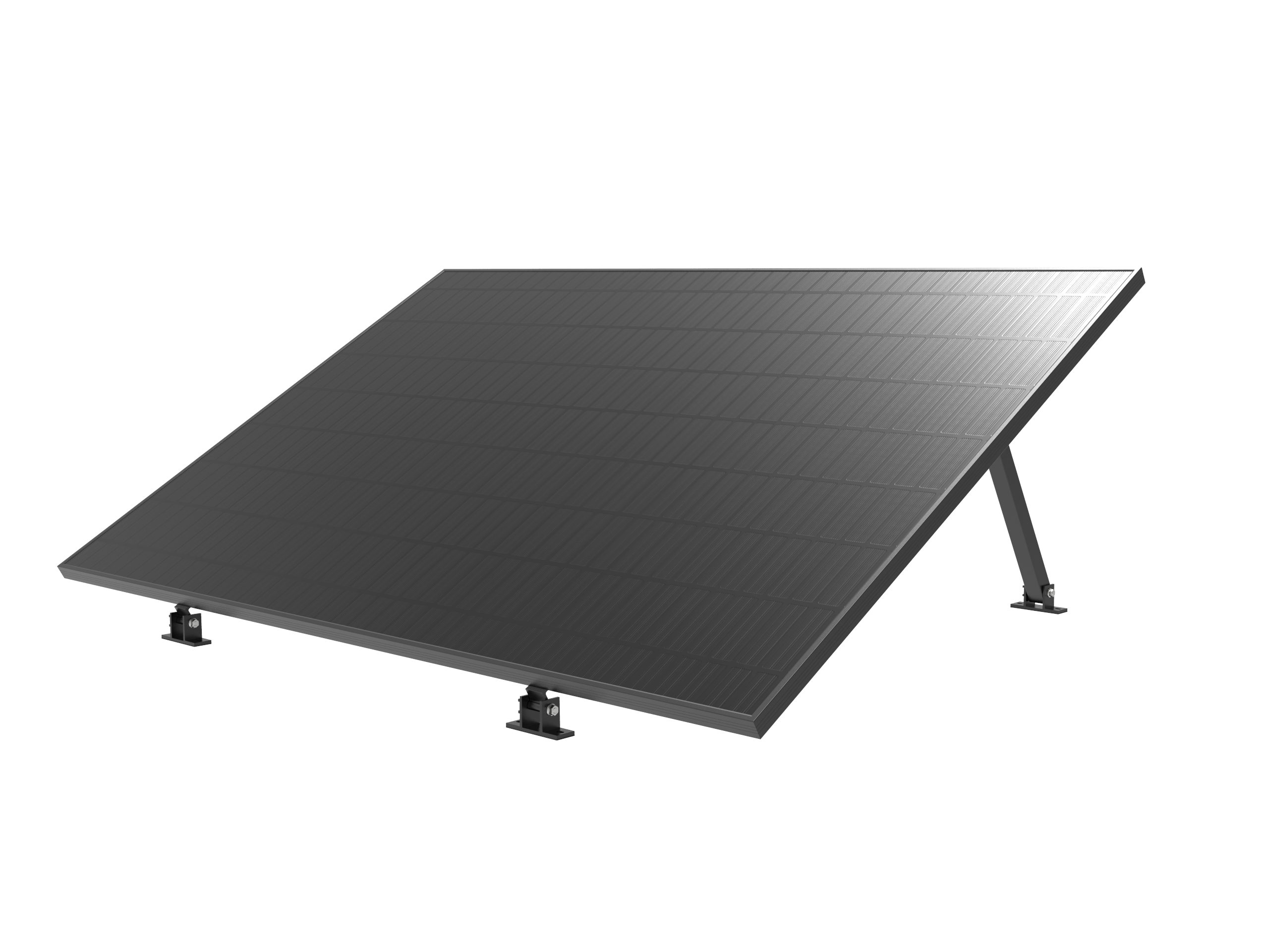 Kseng Solarmodul-Halterung Solarpanel Halterung für Flachdach 10–35° Verstellbarer winkel, (Edelstahlschrauben Inklusive) – Bild 4 von 5