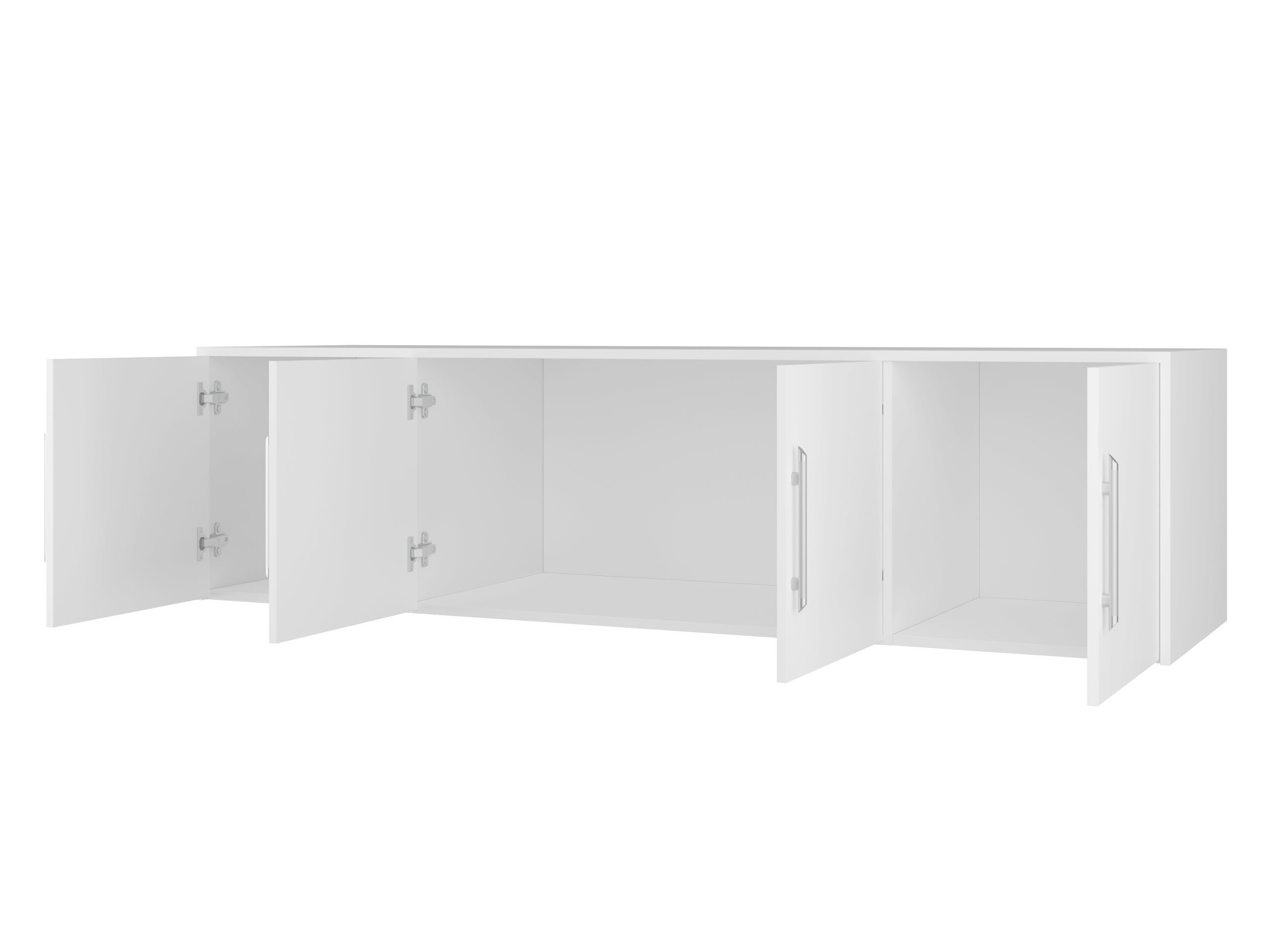 MIRJAN24 Kleiderschrank Bali 4D (mit Drehtüren, Spiegel und Schubladen) Schrankaufsatz als Option – Bild 4 von 5