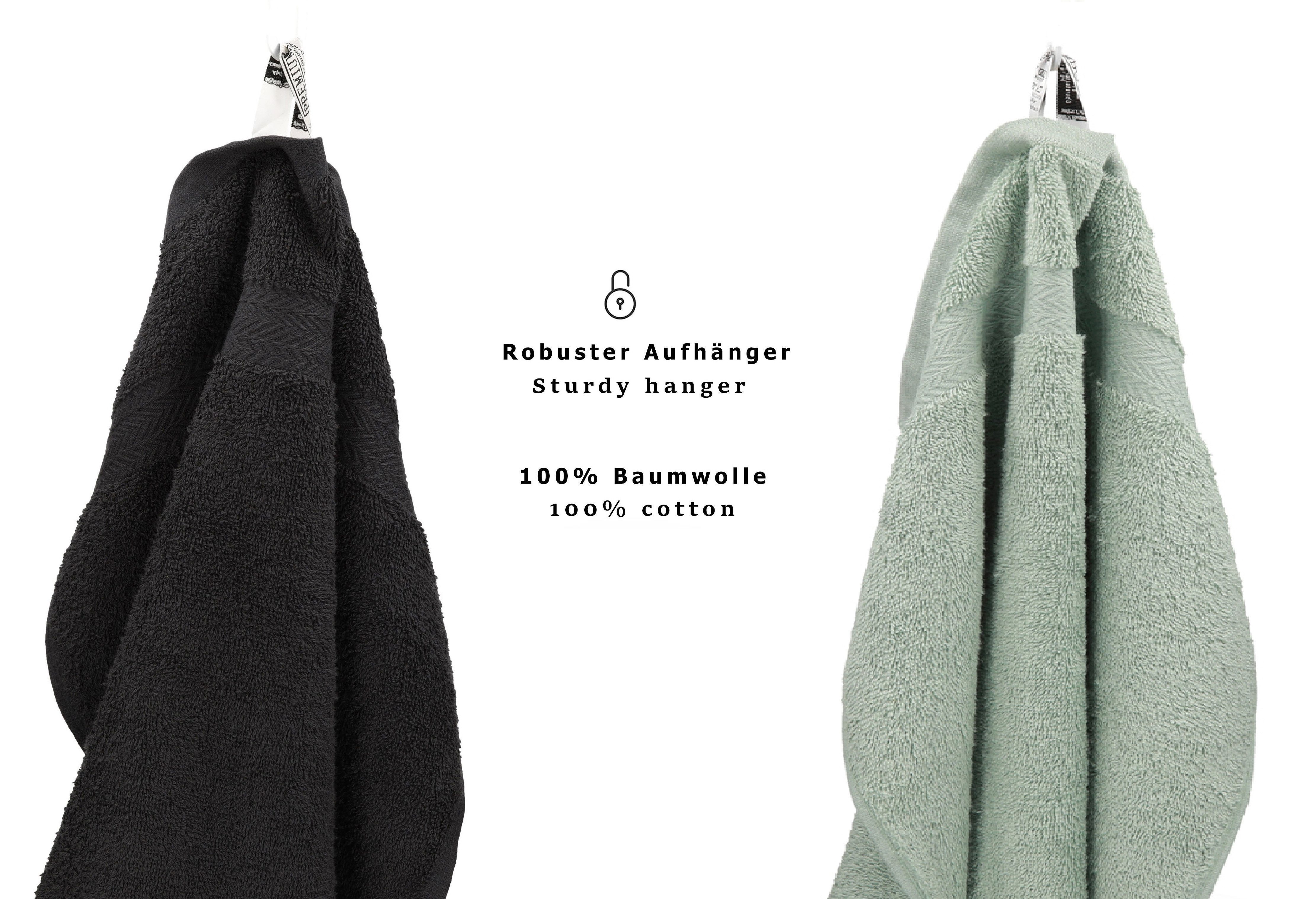 Betz Handtuch Set 4 tlg. Handtuch Set HAPPY Pack 2 Handtücher 2 Waschhandschuhe, 100% Baumwolle (Set)