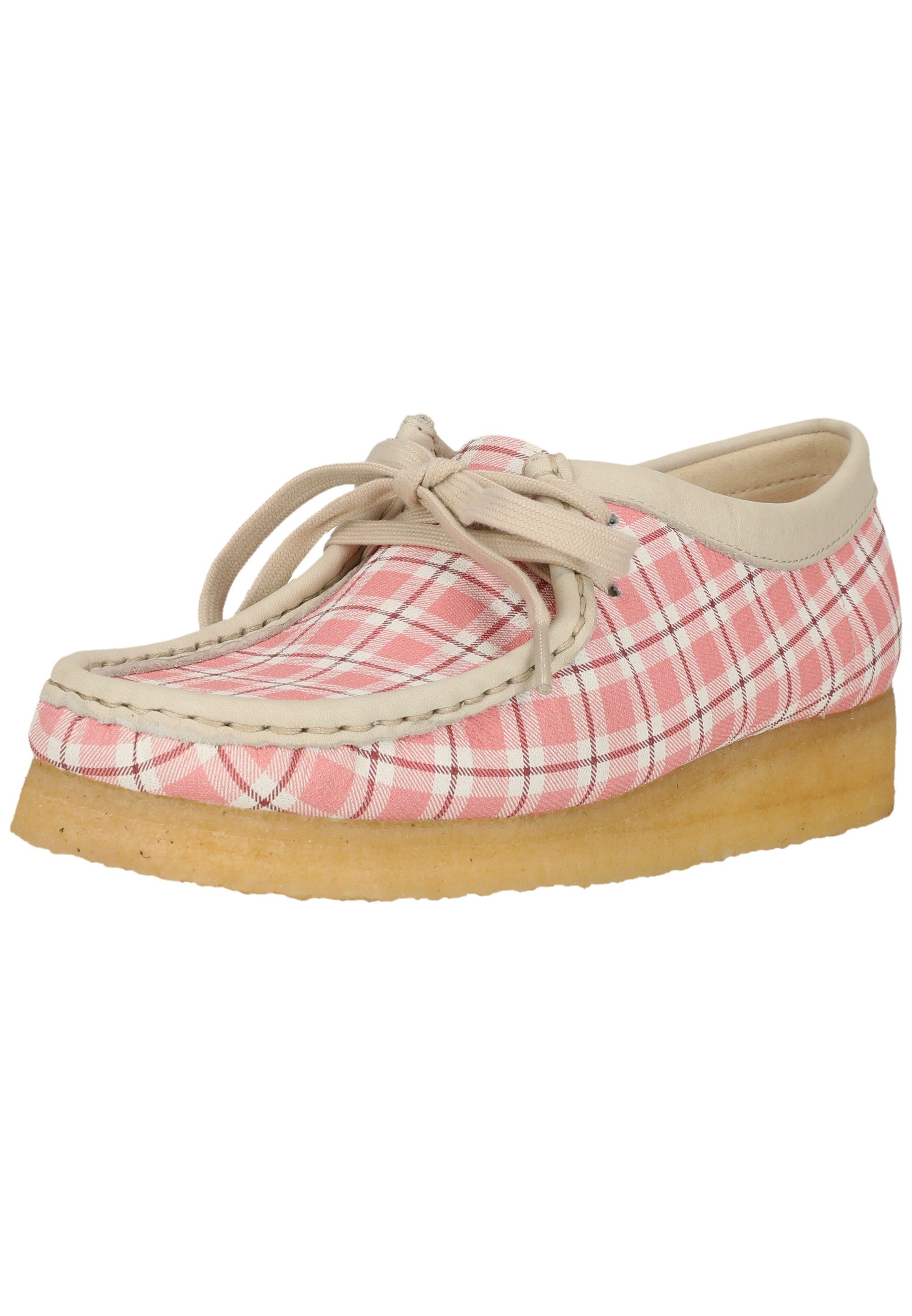 Clarks Wallebee Schnürschuh im tollen Karo-Design