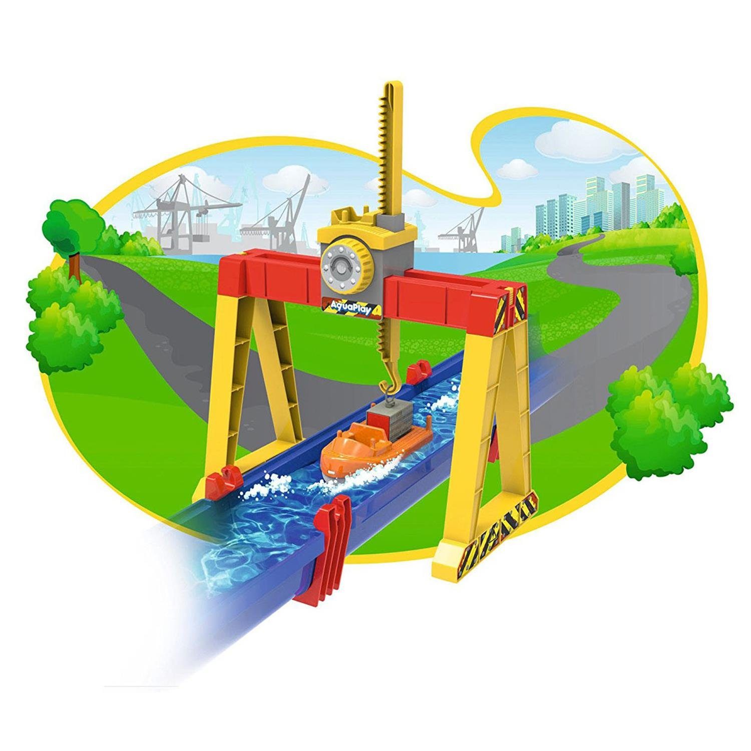 Aquaplay Wasserbahn 8700000124 Aquaplay Container Crane günstig online kaufen