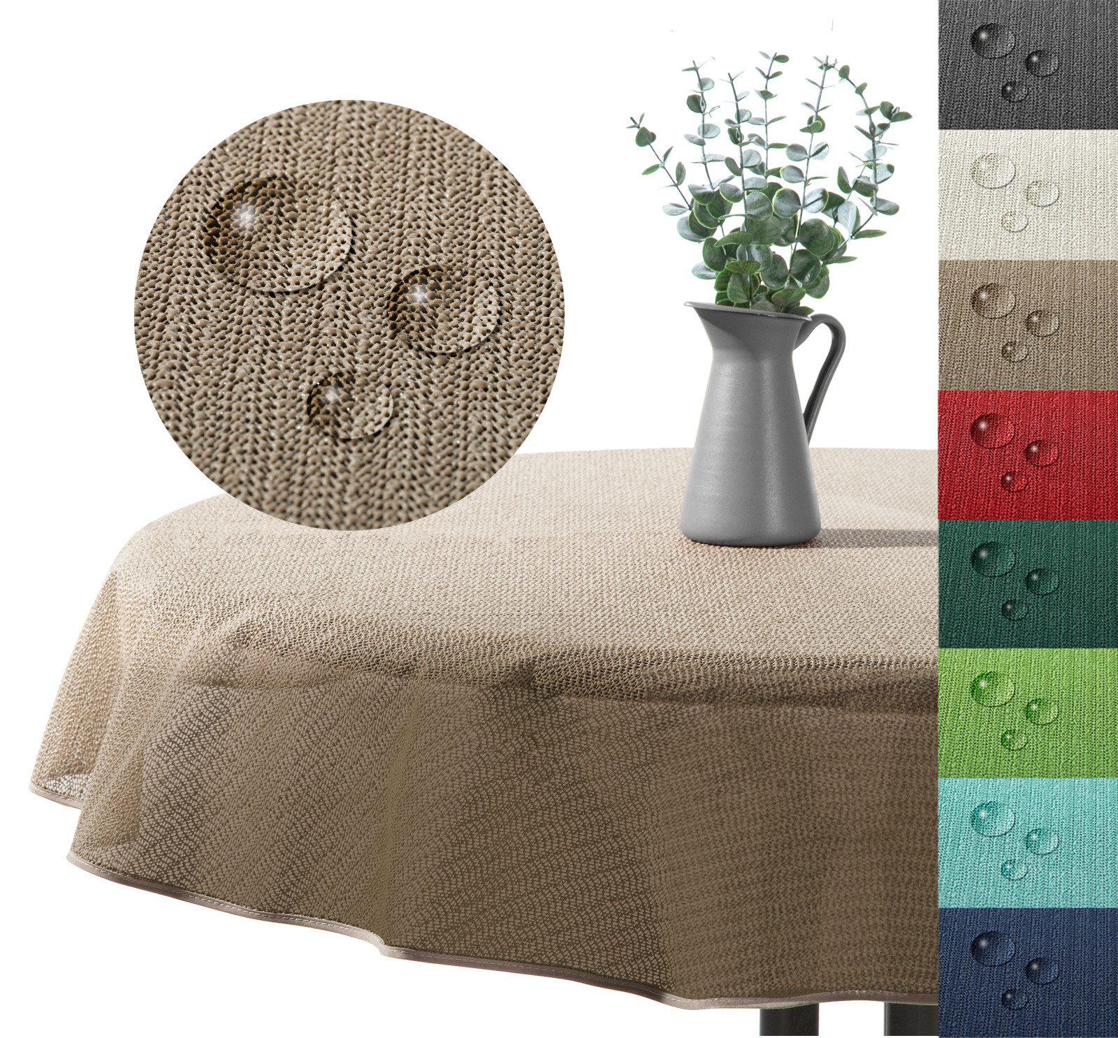 heimtexland Gartentischdecke Outdoor Tischdecke Garten Balkon Camping Tisch günstig online kaufen