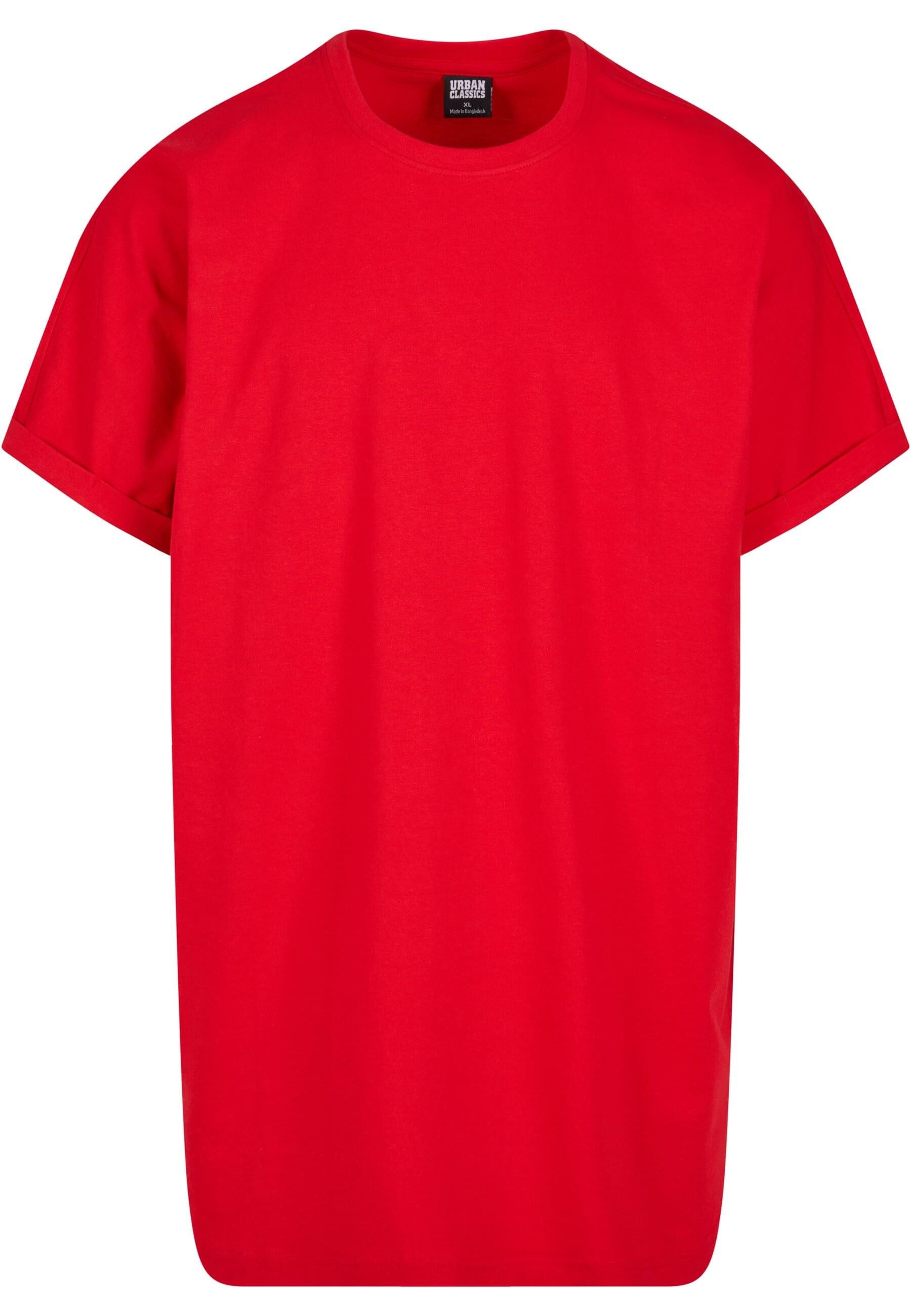 T-Shirt Urban Classics Herren Long Shaped Turnup Tee