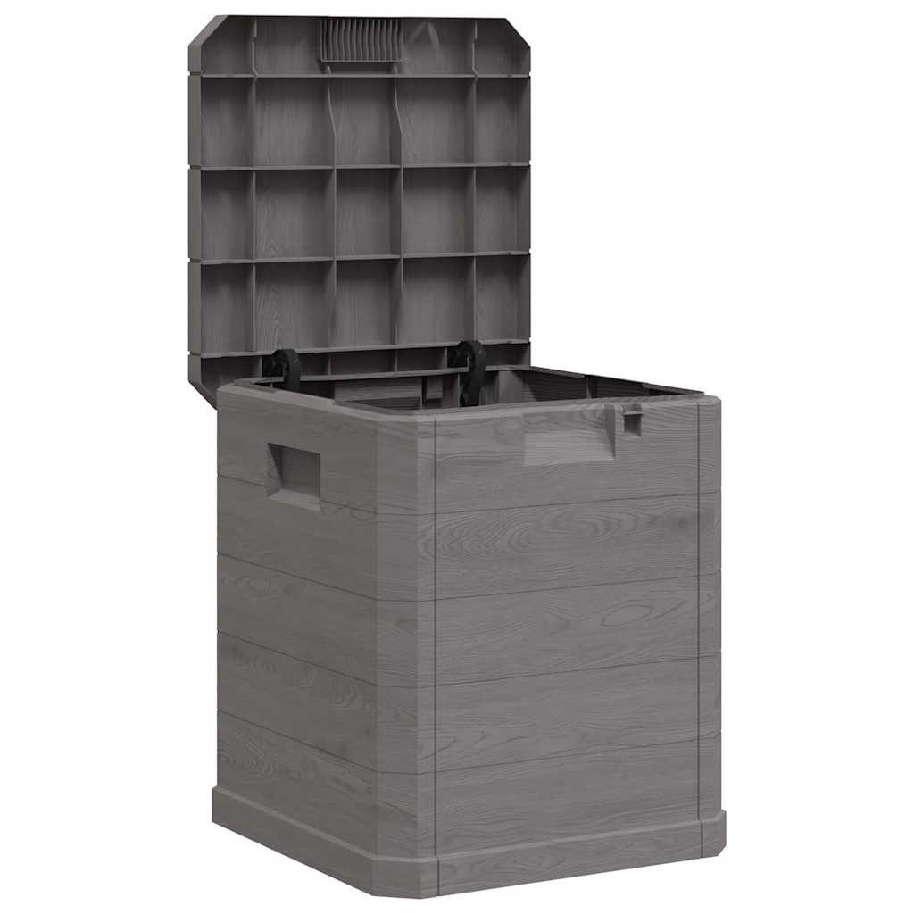 vidaXL Gartenbox Garten-Aufbewahrungsbox 90 L Braun