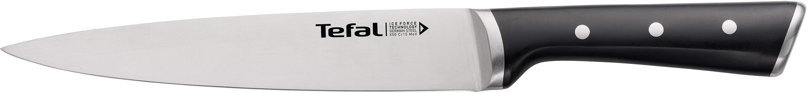 Tefal Bratpfanne und Aluminium On Ice Ice + Set: Force, Induktion 28 Bratpfanne Ultimate Tranchiermesser cm Tranchiermesser), On Force 2-tlg., Ultimate 28cm, Antihaft-Pfanne (Set, + 20cm