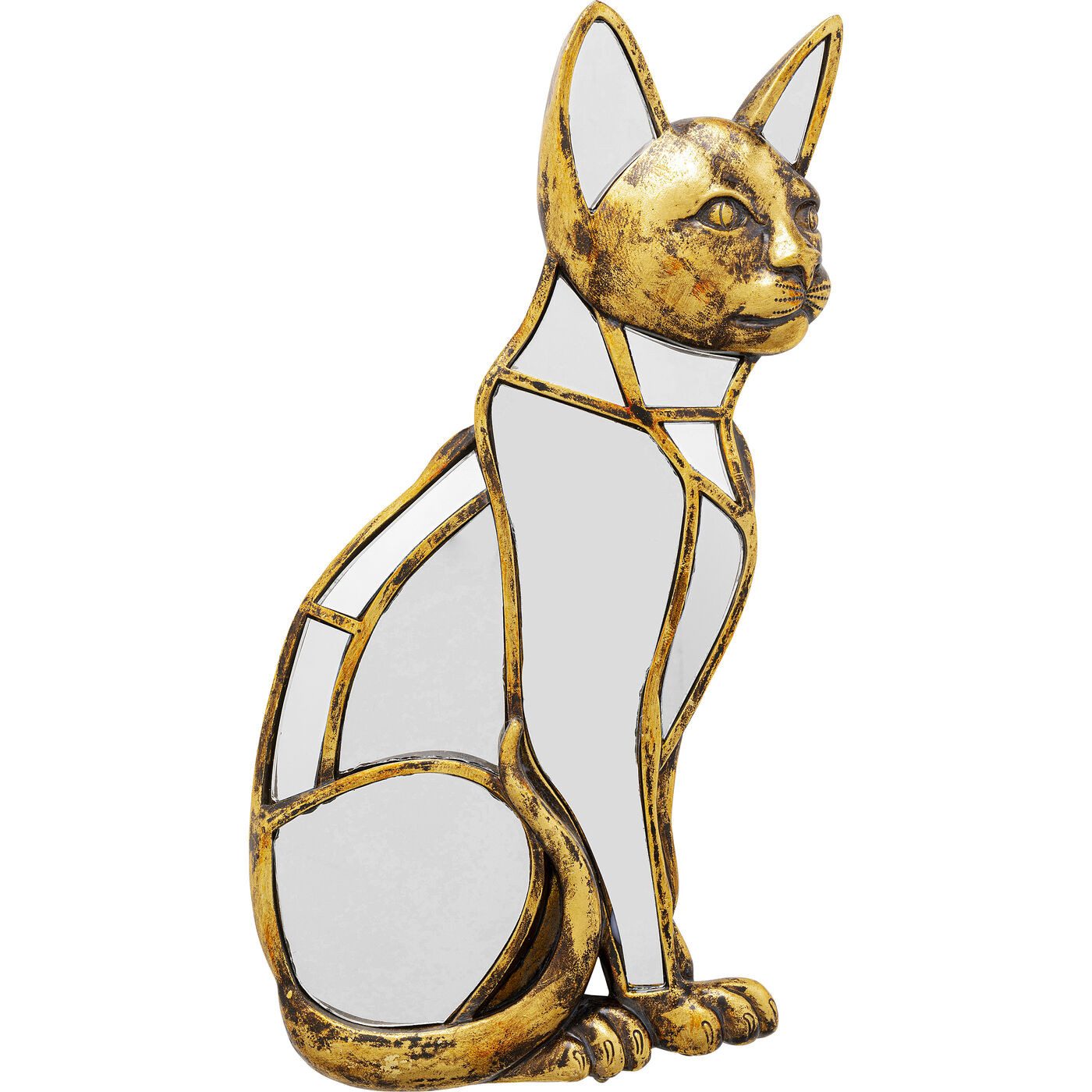 Kare Design Wanddekoobjekt Cat Mirror (1 günstig online kaufen