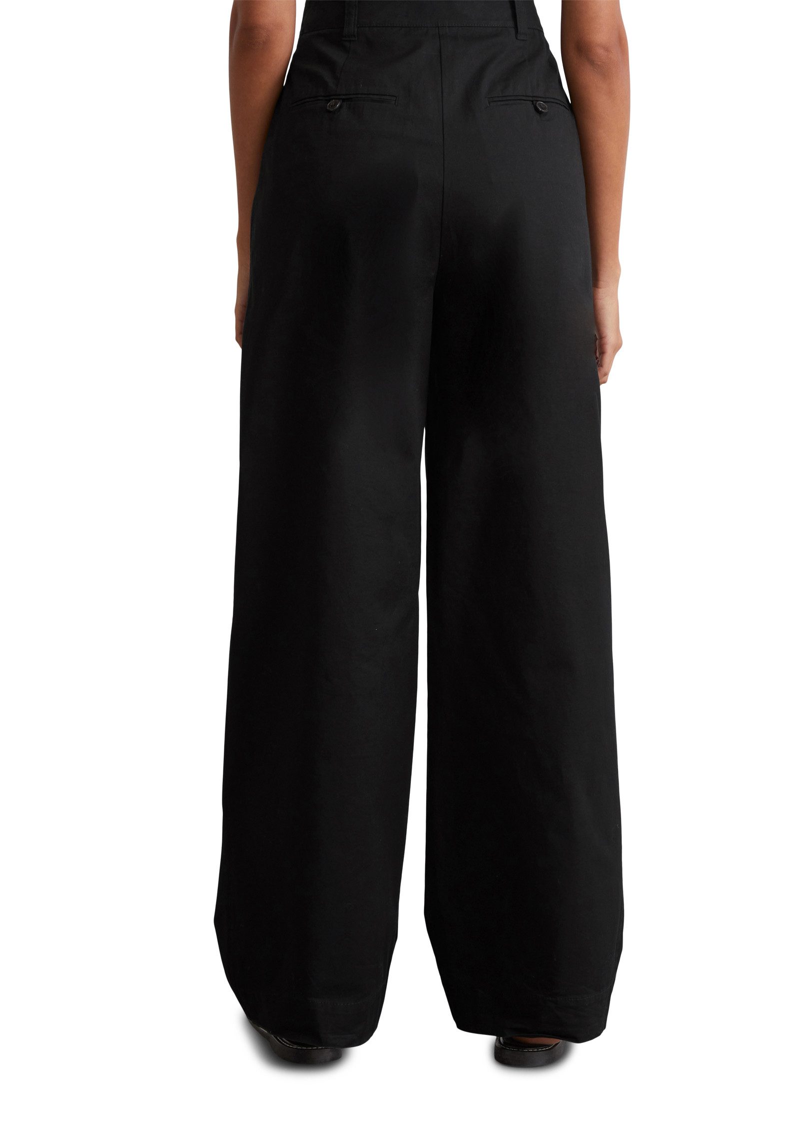 Marc O'Polo Bundfaltenhose weit, aus Twill, günstig online kaufen