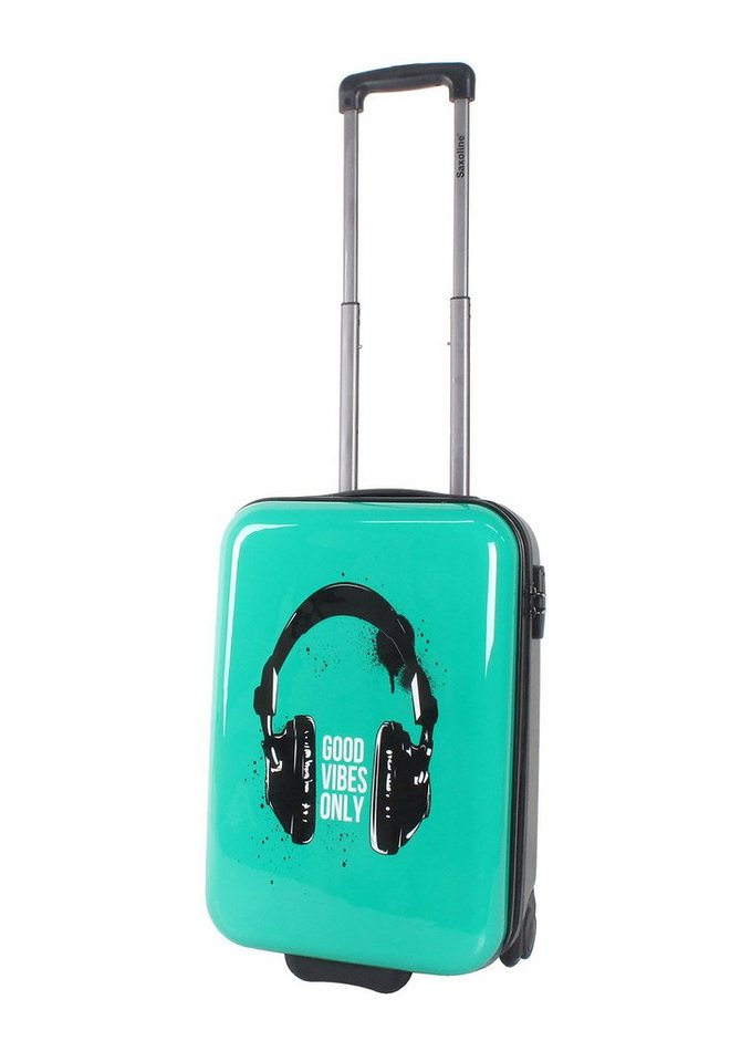Saxoline® Koffer, mit ausziehbarem Griff, In den Maßen (B x H x T): 35 x 54  x 20 cm