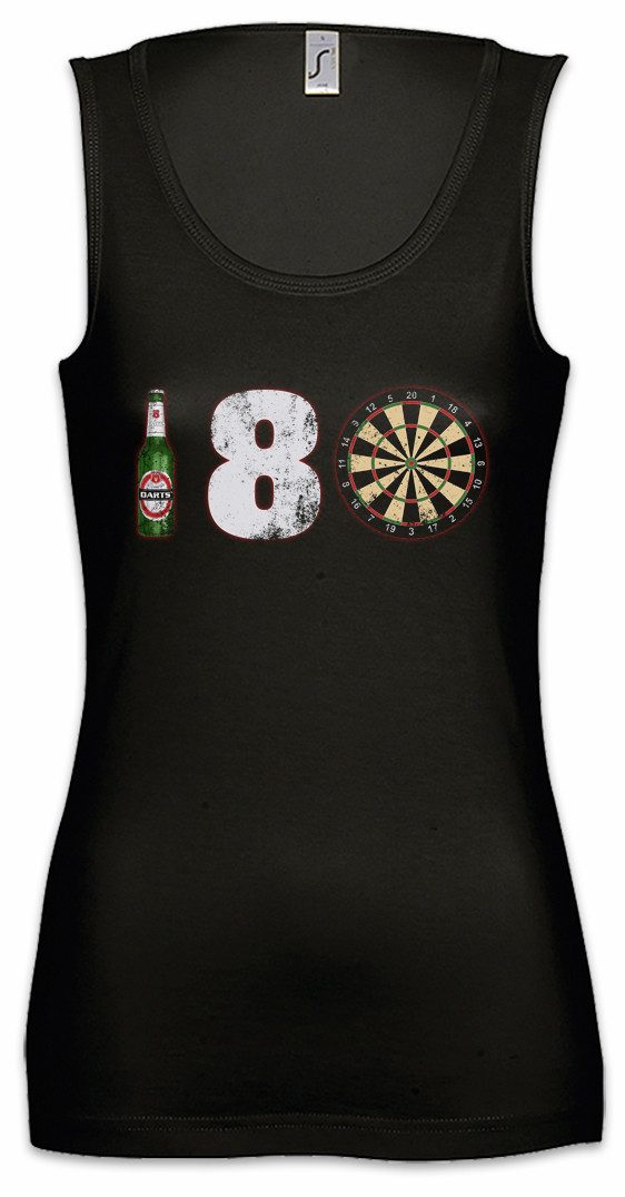 Urban Backwoods Tanktop 180 Darts Ärmelloses Damen T-Shirt Arrows Dart Target Zielscheibe Sport Turnier Meisterschaft Spieler