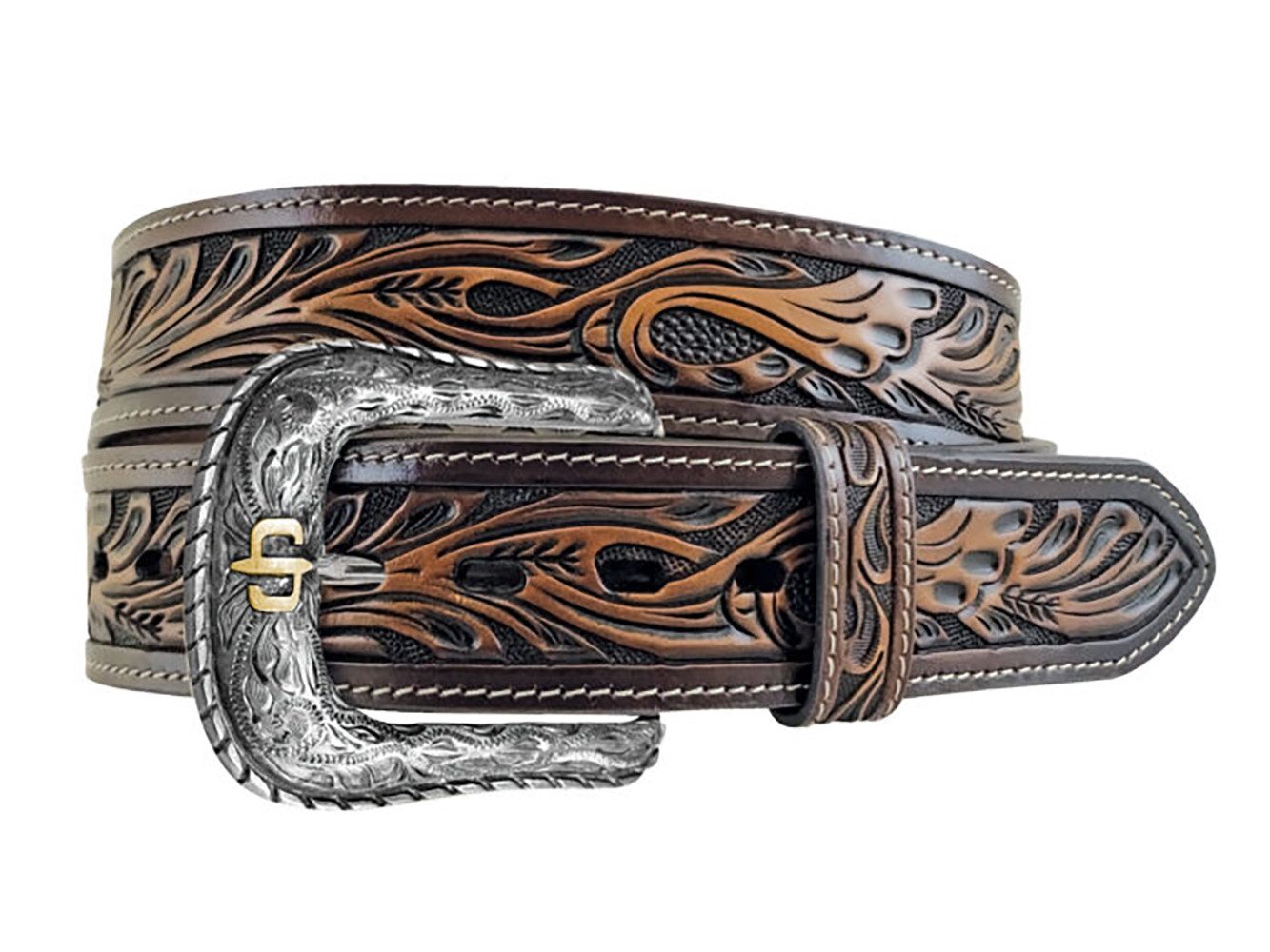 Stetson Ledergürtel Tooled Leather Belt