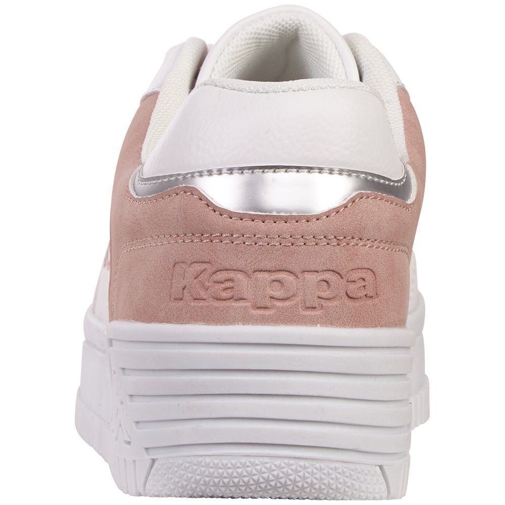 Kappa Sneaker - mit modischen Glanzdetails white-rosé