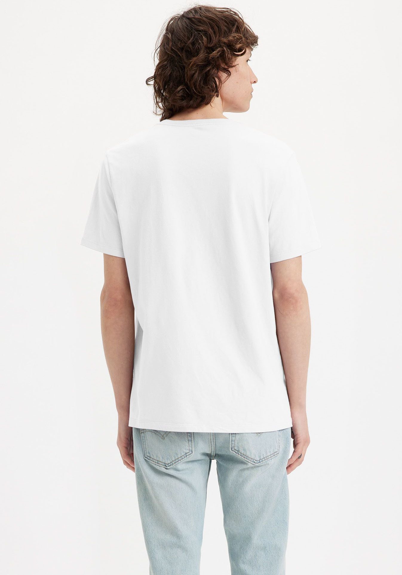 Levi's® V-Shirt LE ORIGINAL HM VNECK mit Logostickerei
