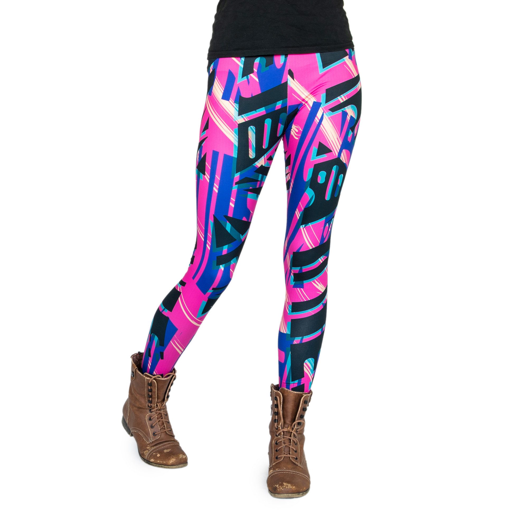 cosey Leggings Neon Line Leggings, 2 Größen (XS–S & M–L) (38/M bis 40/L) – Bild 2 von 5