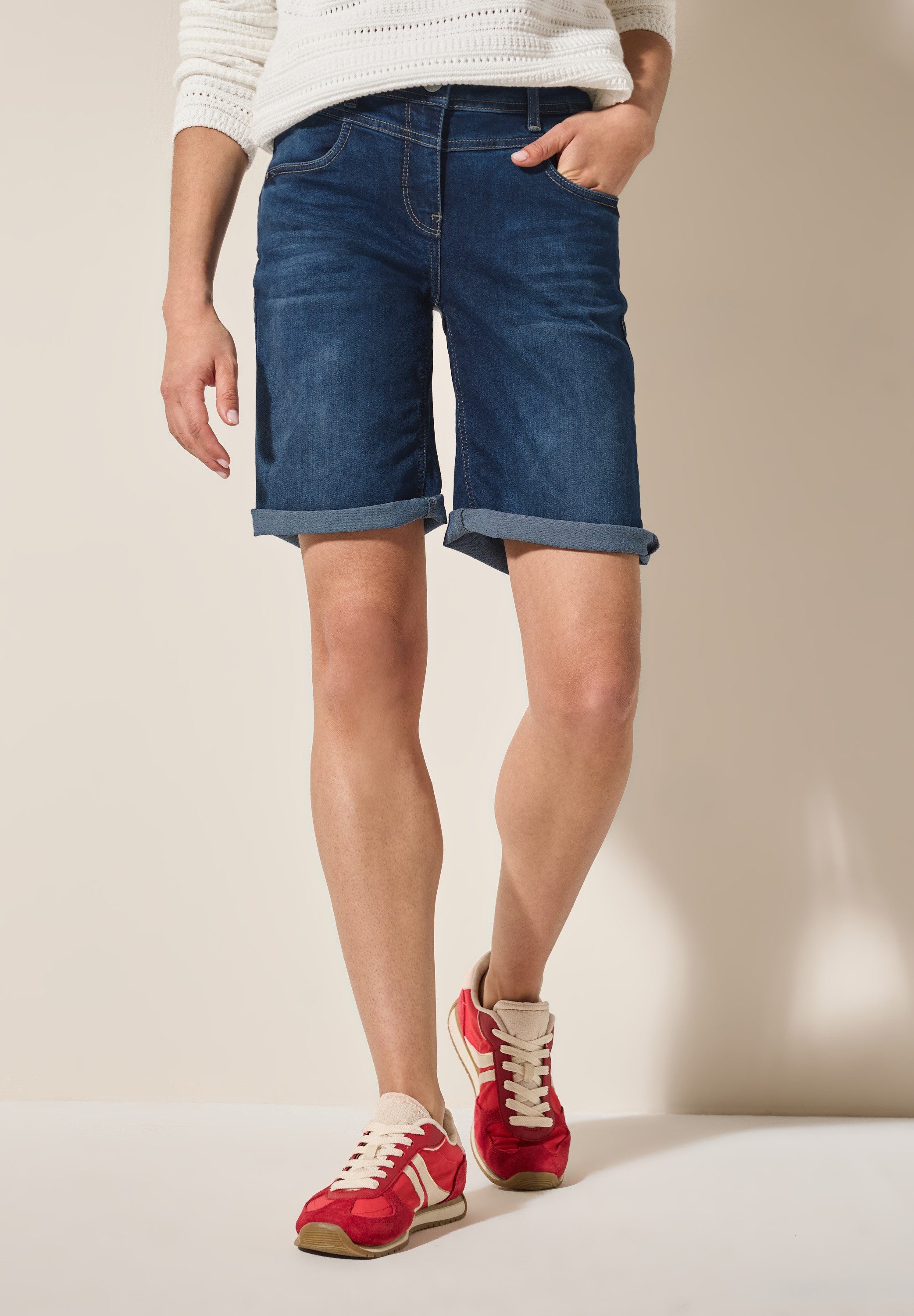 CECIL Comfort-fit-Jeans Middle Waist