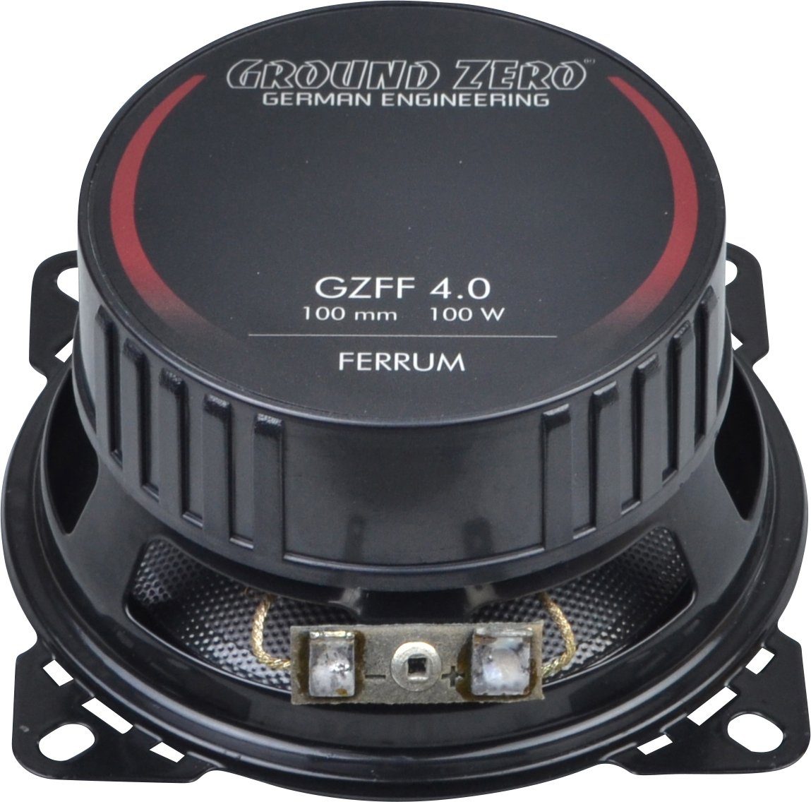 Ferrum Auto-Lautsprecher 100 GZFF Watt Zero 4.0 Boxen 10cm Ground 100mm Koaxial