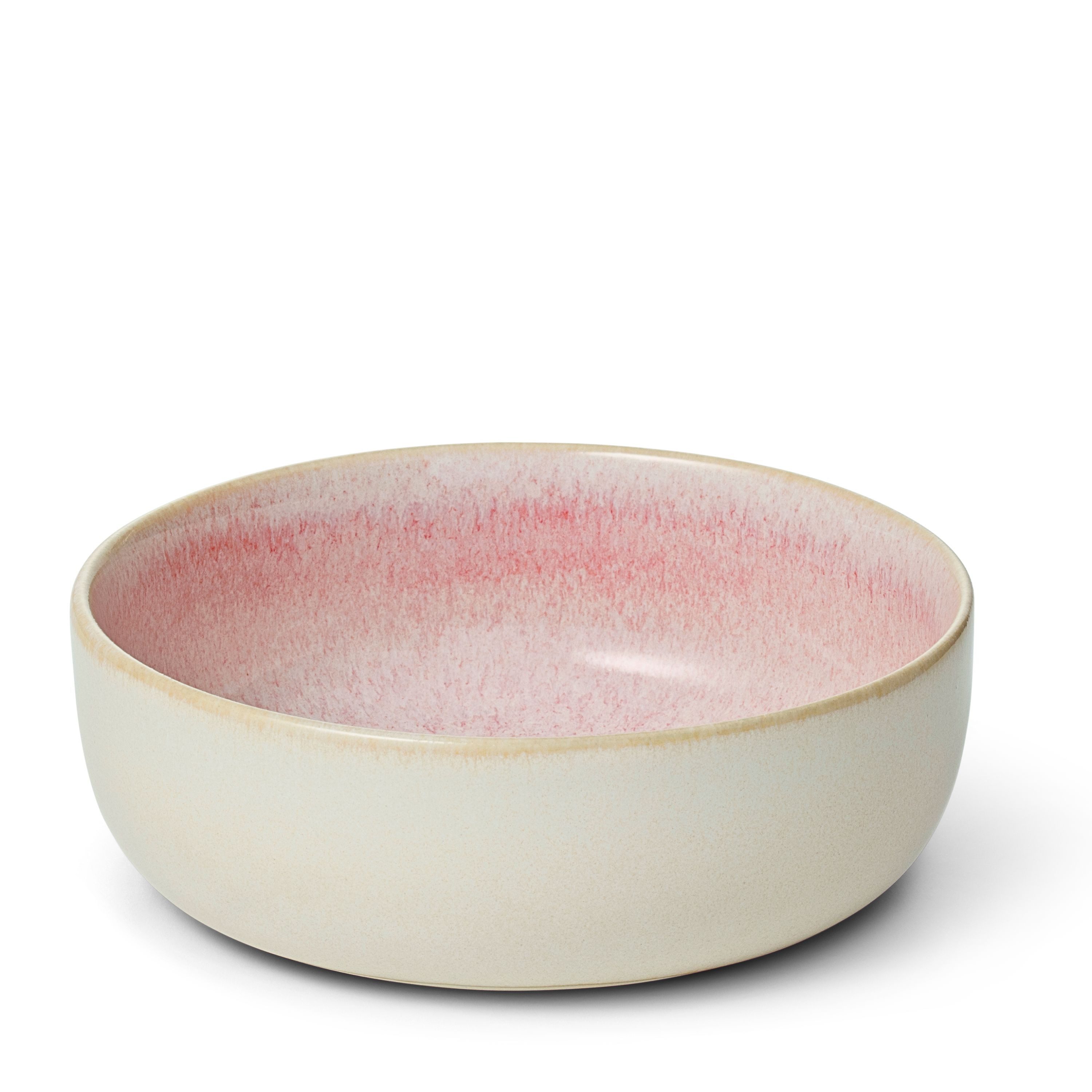 Econovo Müslischüssel Handgefertigt, Steingut, (2-tlg), Kleine Keramikschale 16cm Made in Portugal