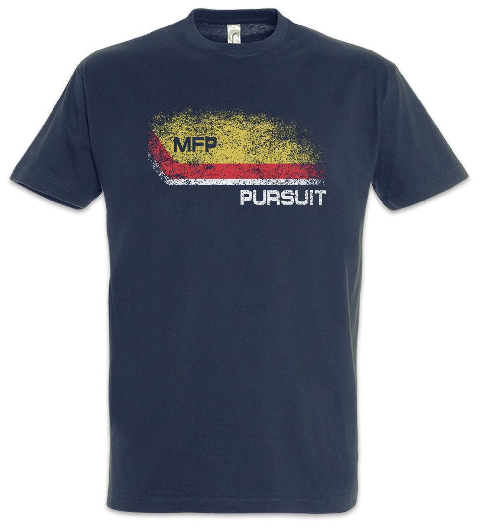 Urban Backwoods Print-Shirt Pursuit Main Force Patrol Logo Herren T-Shirt Miller Fury Mad Road Max (1-tlg) Kult Movie Donnerkuppel Police