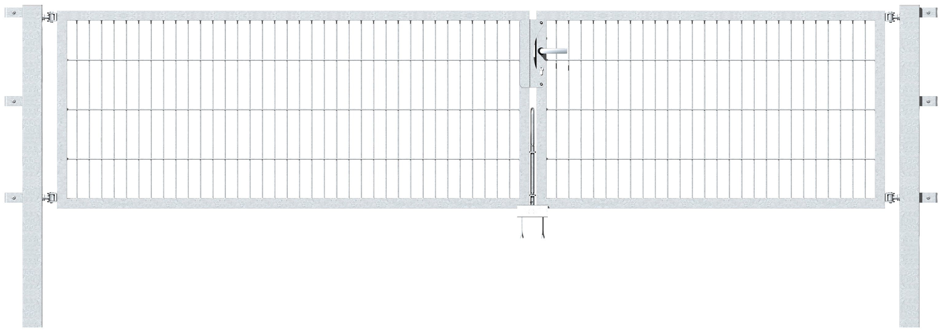 Alberts Zaundoppeltür Flexo, 350 cm Breite, in versch. Höhen