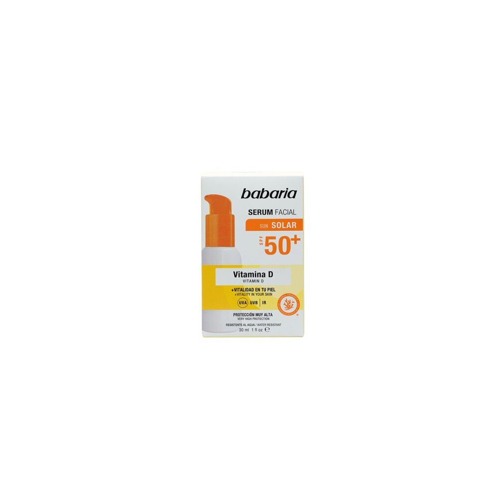 babaria Sonnenschutzpflege Vitamin D Wasserdichtes Gesichtsserum Spf50+ 30Ml