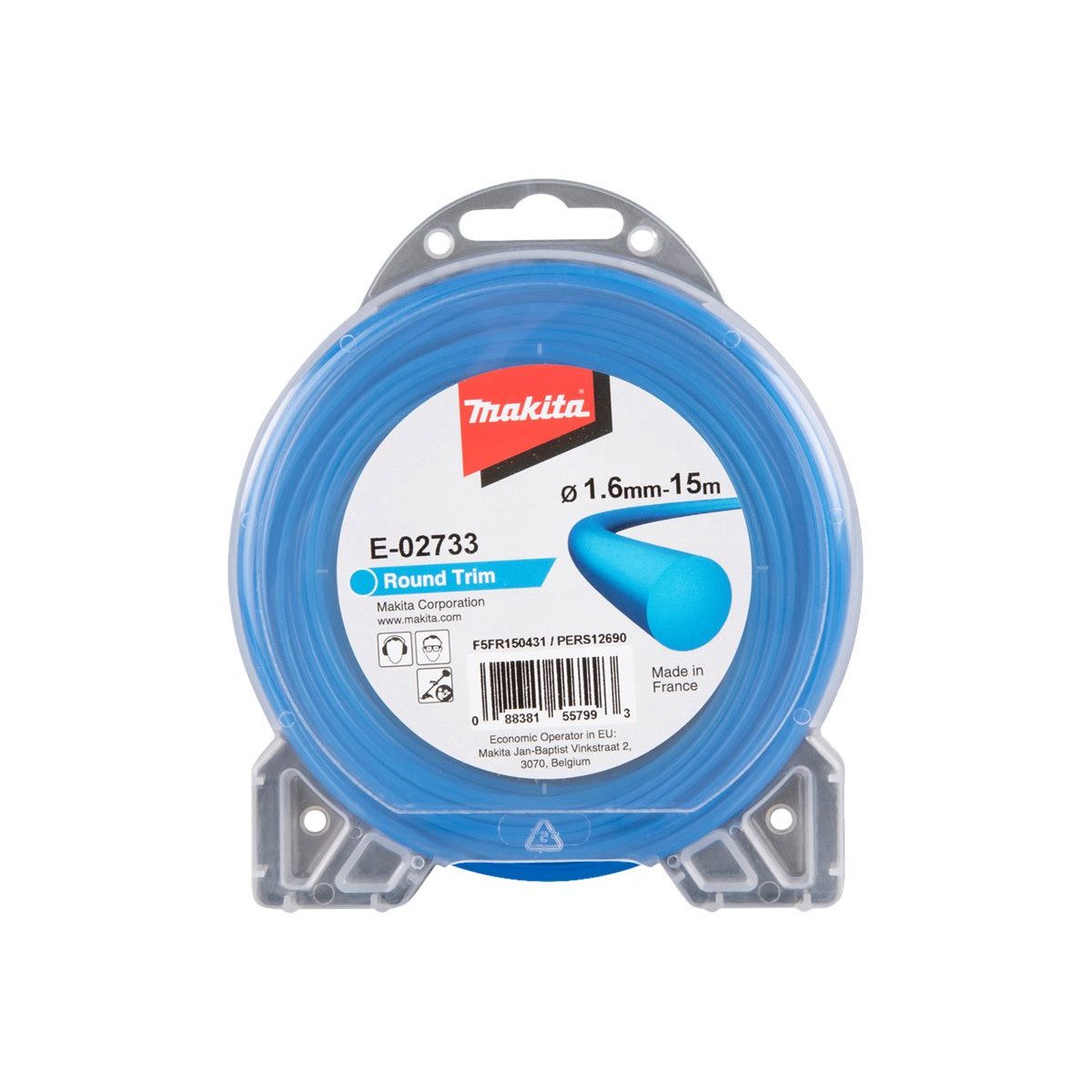 Makita Werkzeugset E-02733 Mähfaden 1,6mmx15m