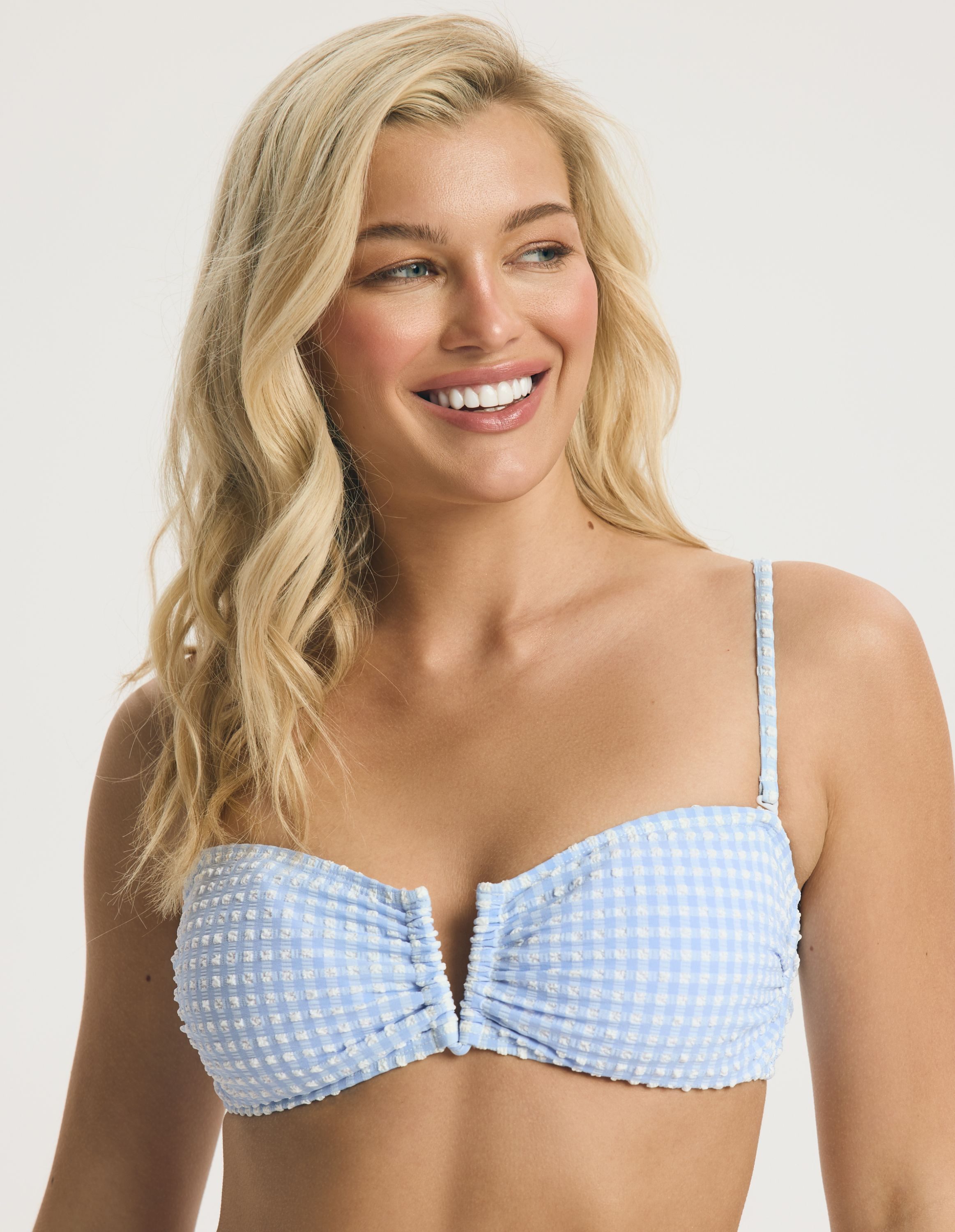 ESOTIQ Balconette-Bikini-Top Bikini Top Balconette Brigitte, Multiway Träger, Strukturstoff