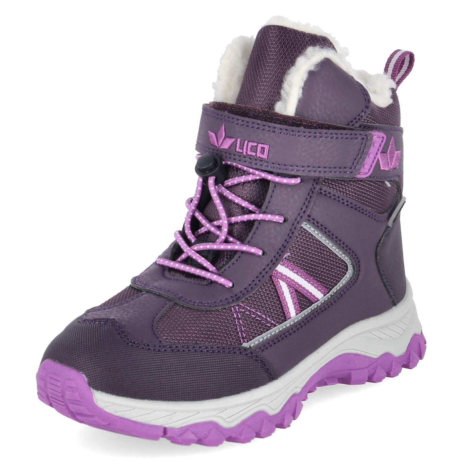 Lico Lico Schneeboots 720670 Unisex Textil & Synthetik purple Winterstiefel – Bild 2 von 5