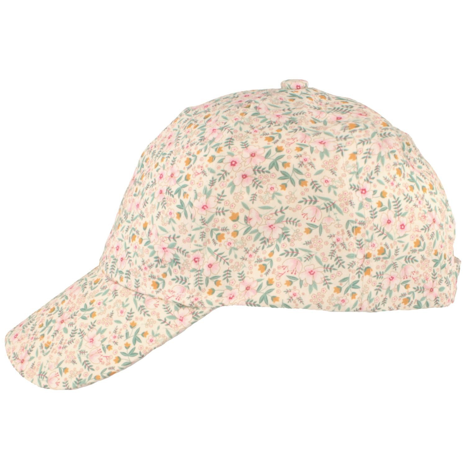 Breiter Schiebermütze Florale Kinder Baseballcap aus 100% Baumwolle