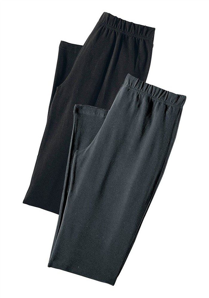 Vivance Active by Lascana Caprihose (2er-Pack) mit Gummibund, Loungewear