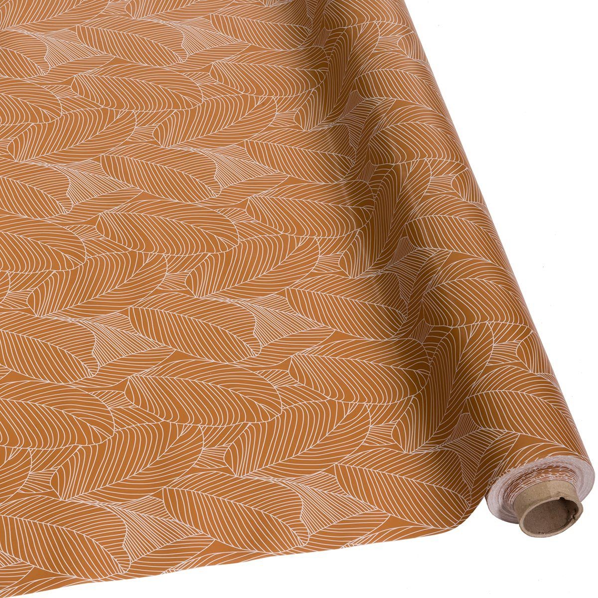 DéVa Tischdecke DéVa Wachstuchtischdecke "Blätter orange" günstig online kaufen