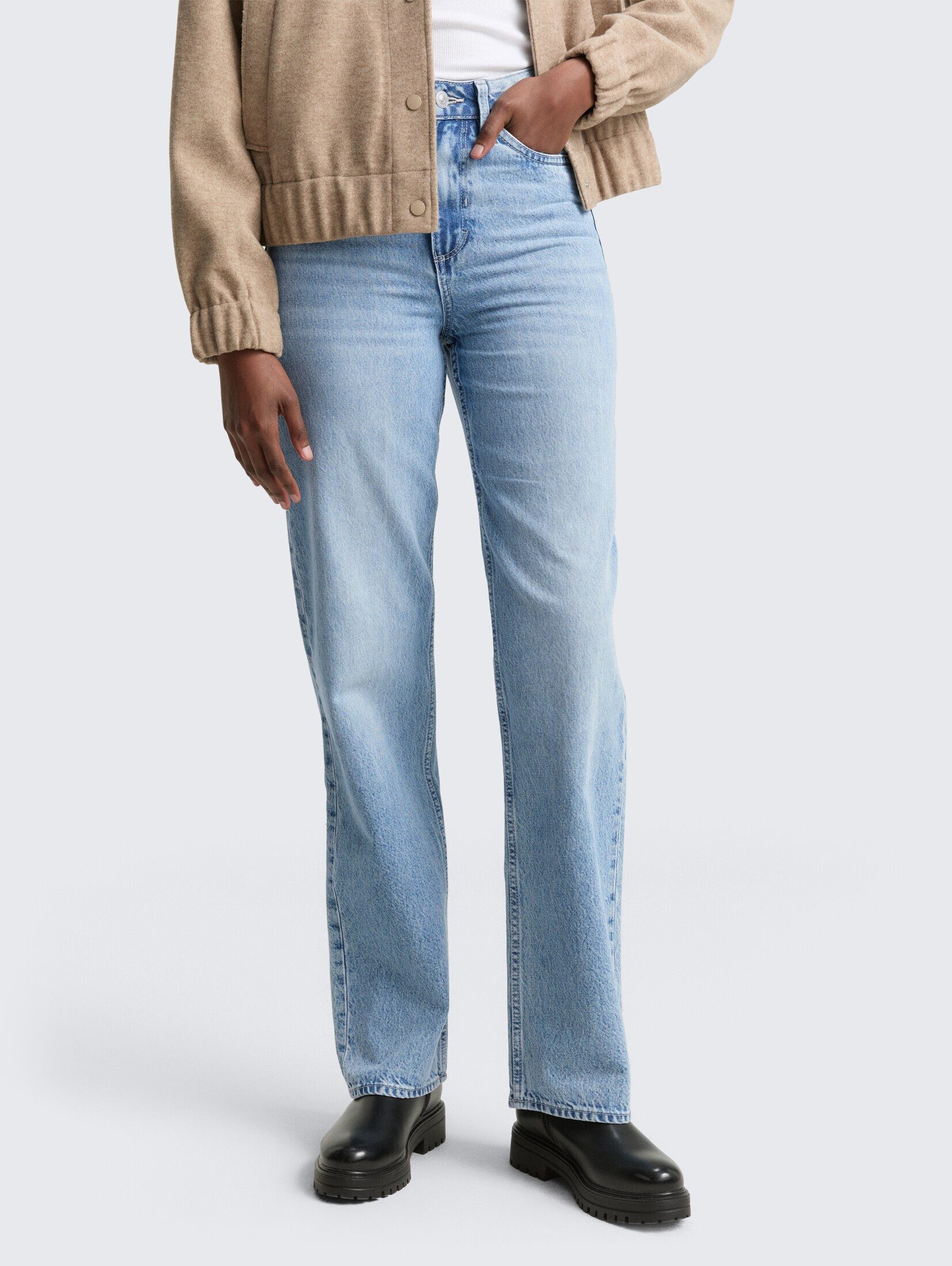 TOM TAILOR Denim Straight-Jeans Джинсыhosen TTELIN STRAIGHT Джинсы