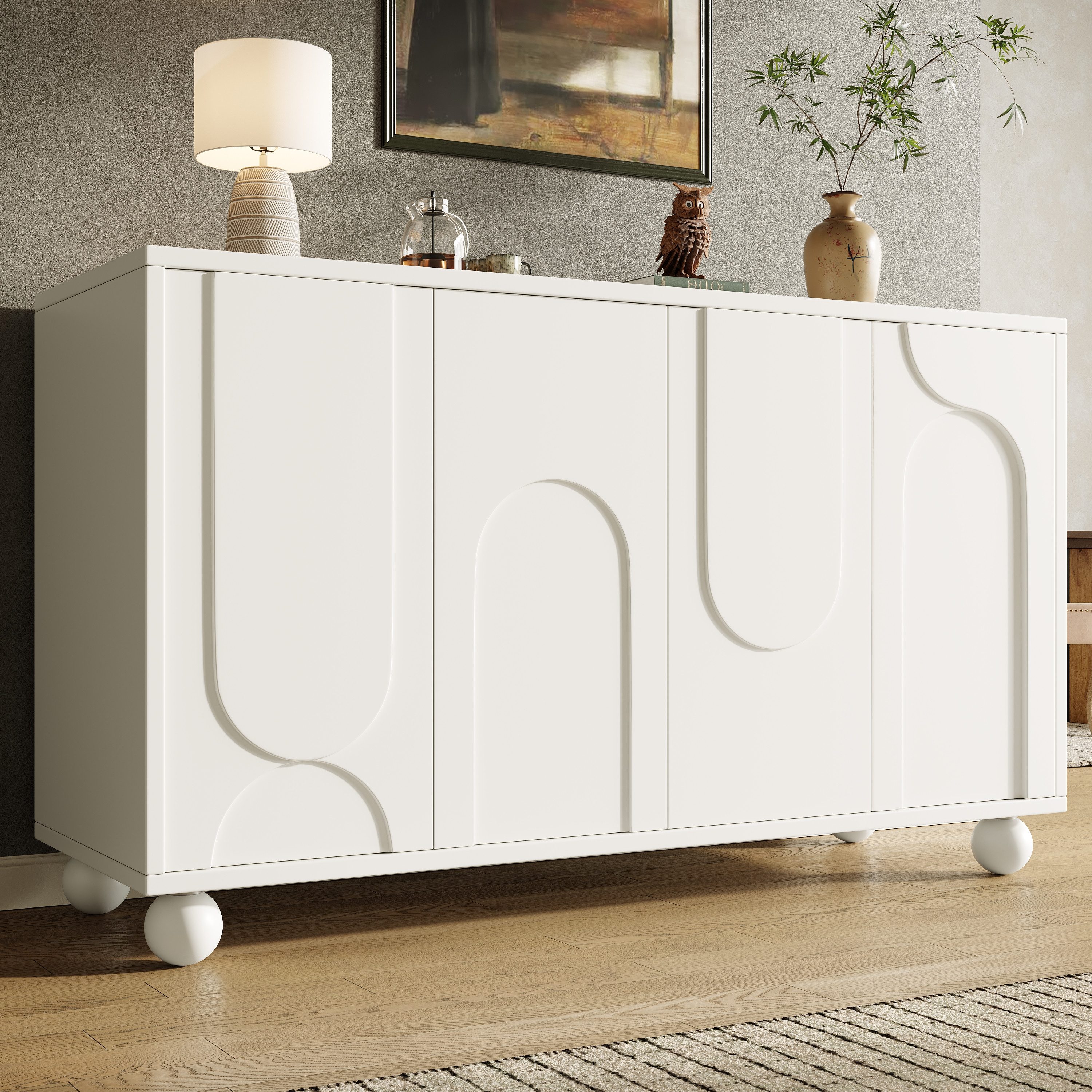 Sytifro Sideboard Schrank,Sideboard Esszimmer- und Wohnzimmer-Aufbewahrungs günstig online kaufen