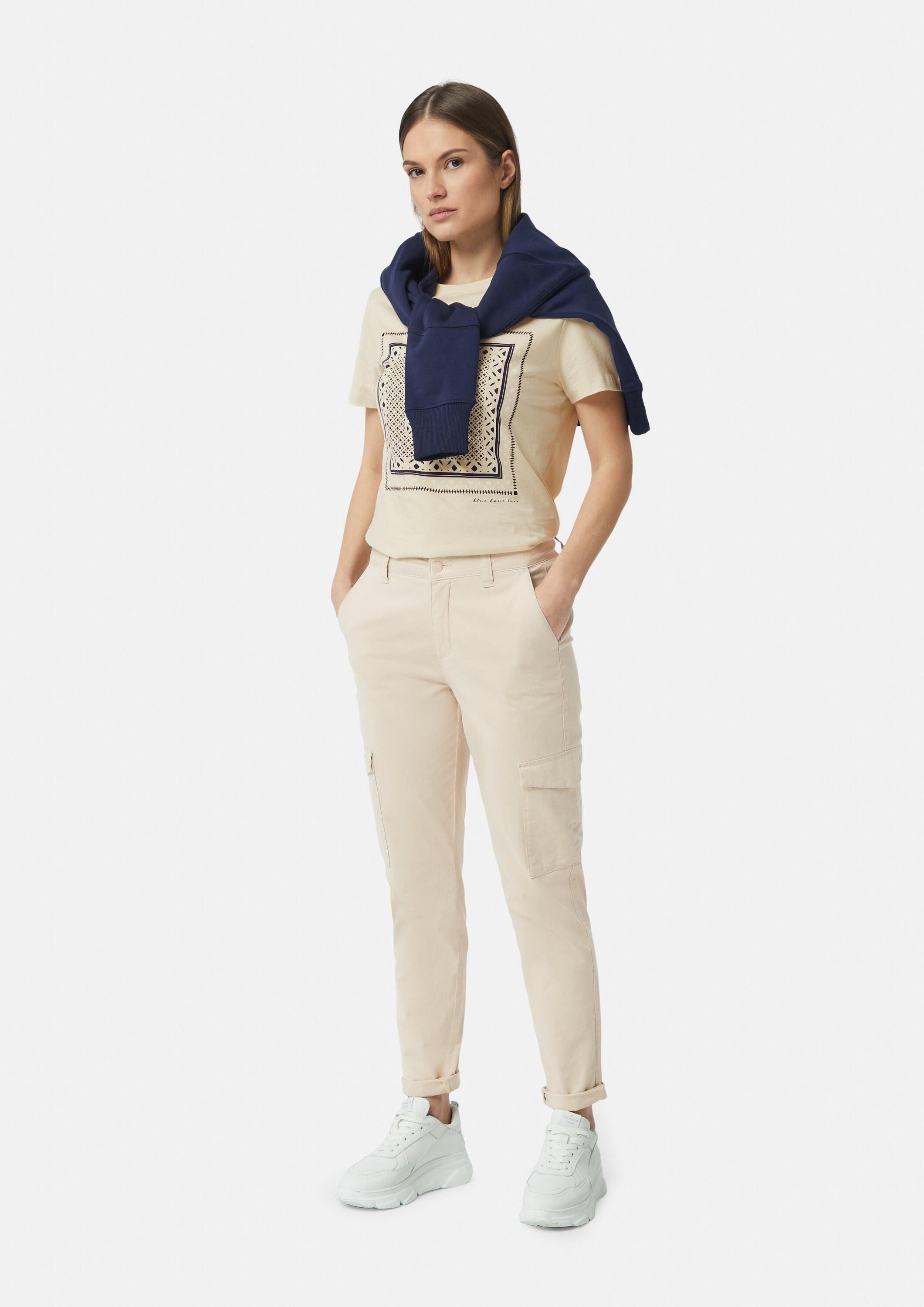 comma Chinos Hose Elastische Cargohose