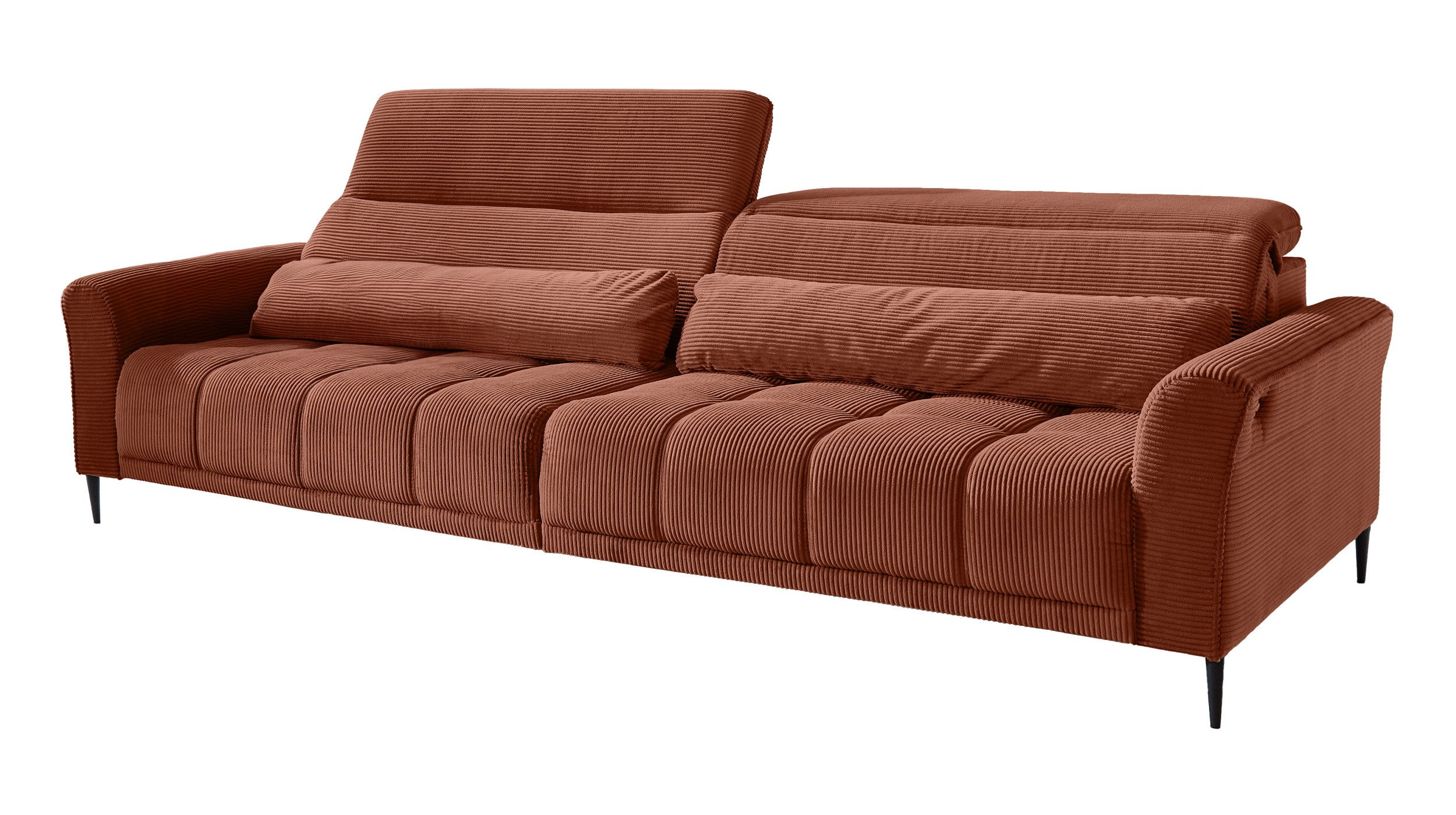 Massivart® Big-Sofa LOGAN Cord grün, grau, günstig online kaufen