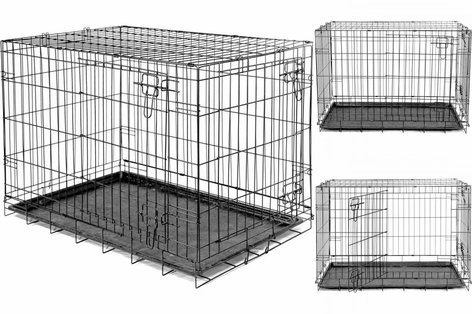 Bigbuy Hunde-Transportbox Transportkäfig für Haustiere Nala 91 x 58 x 66 cm