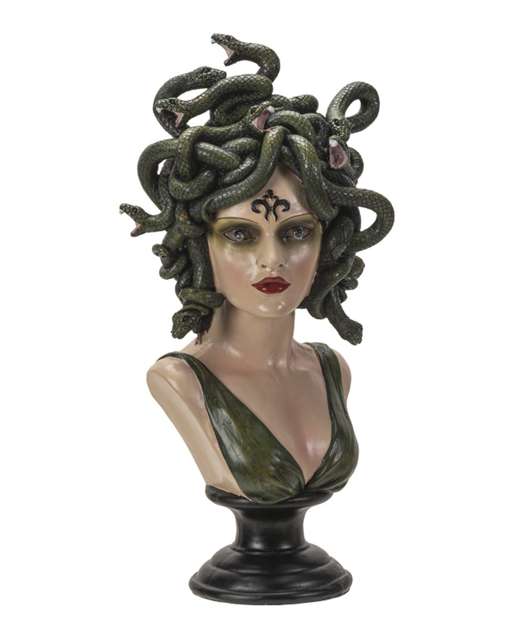 Horror-Shop Dekofigur Vintage Medusa Büste mit Schlangenfrisur 38cm