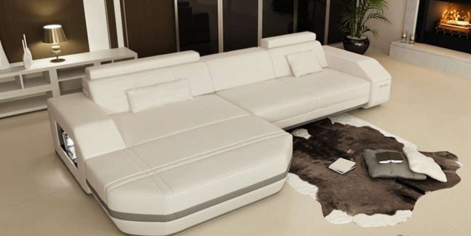 JVmoebel Ecksofa Designes Luxus Beiges Ecksofa Modernes Design Stilvolle Couch Neu, Made in Europe