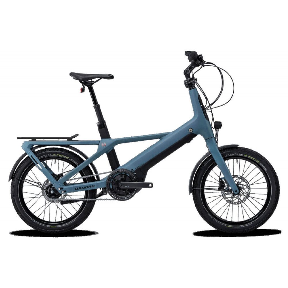 Winora Cityrad radius Kompaktrad eBike grau