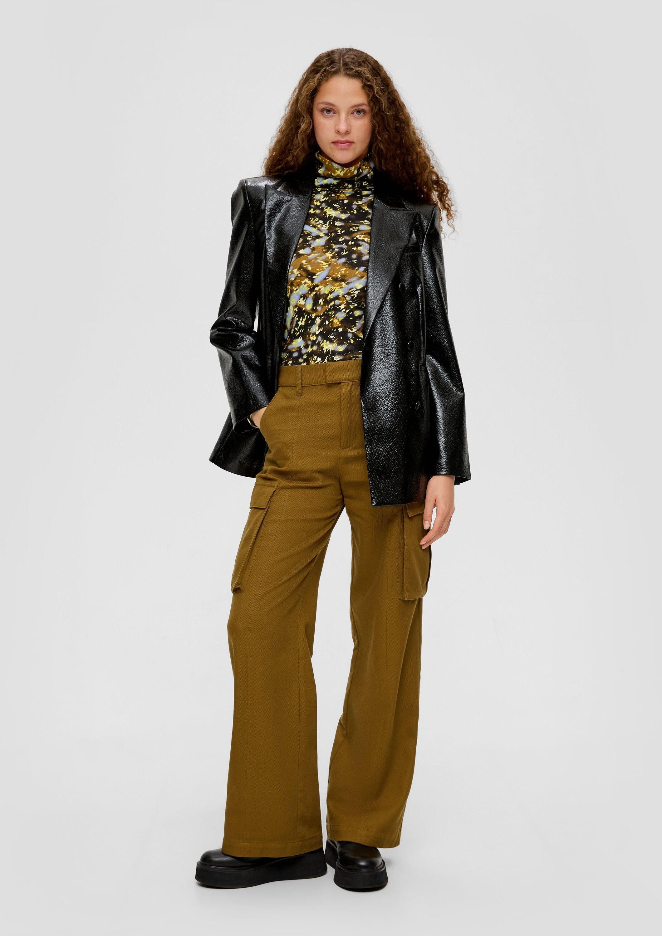 QS Chinos Hose Cargohose in Twill-Qualität