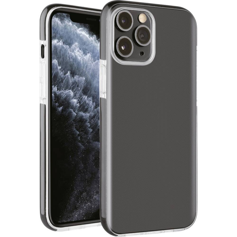 Vivanco Handyhülle Rock Solid, Anti Shock Schutzhülle für iPhone 12, Induktives Laden, Stoßfest, Wasserabweisend