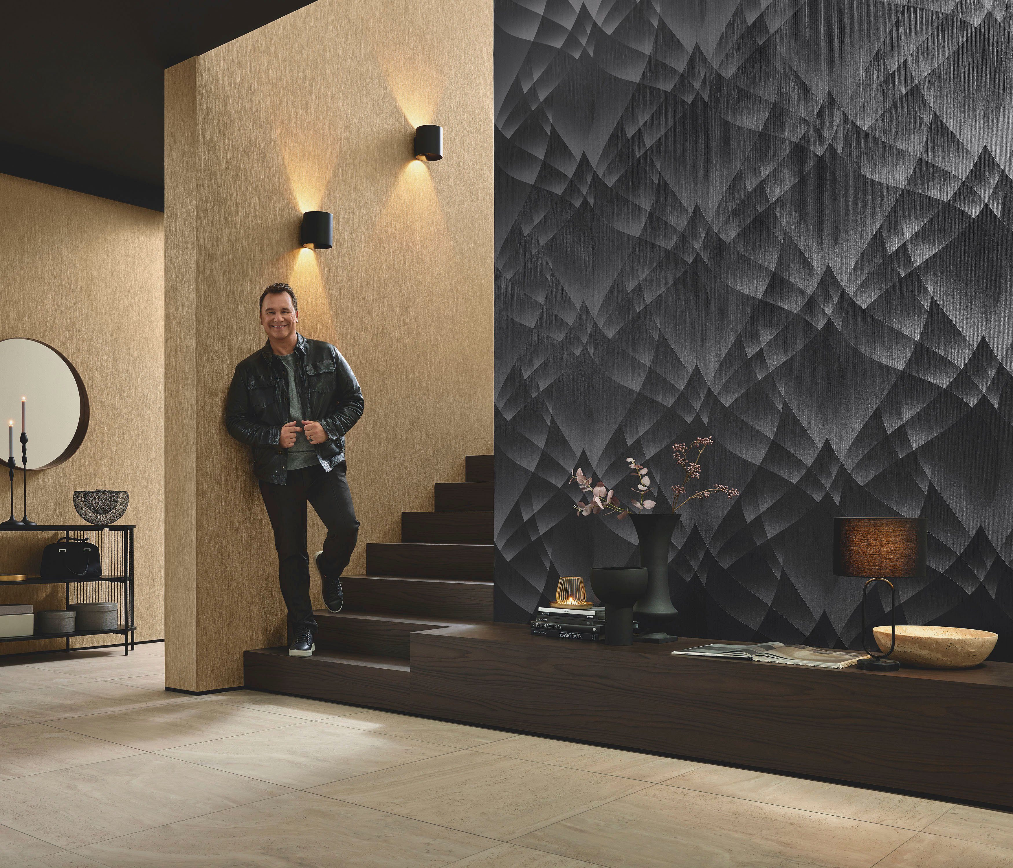 Fashion for walls Vliestapete Lumina, geprägt, geometrisch, Phthalate frei – Bild 5 von 5